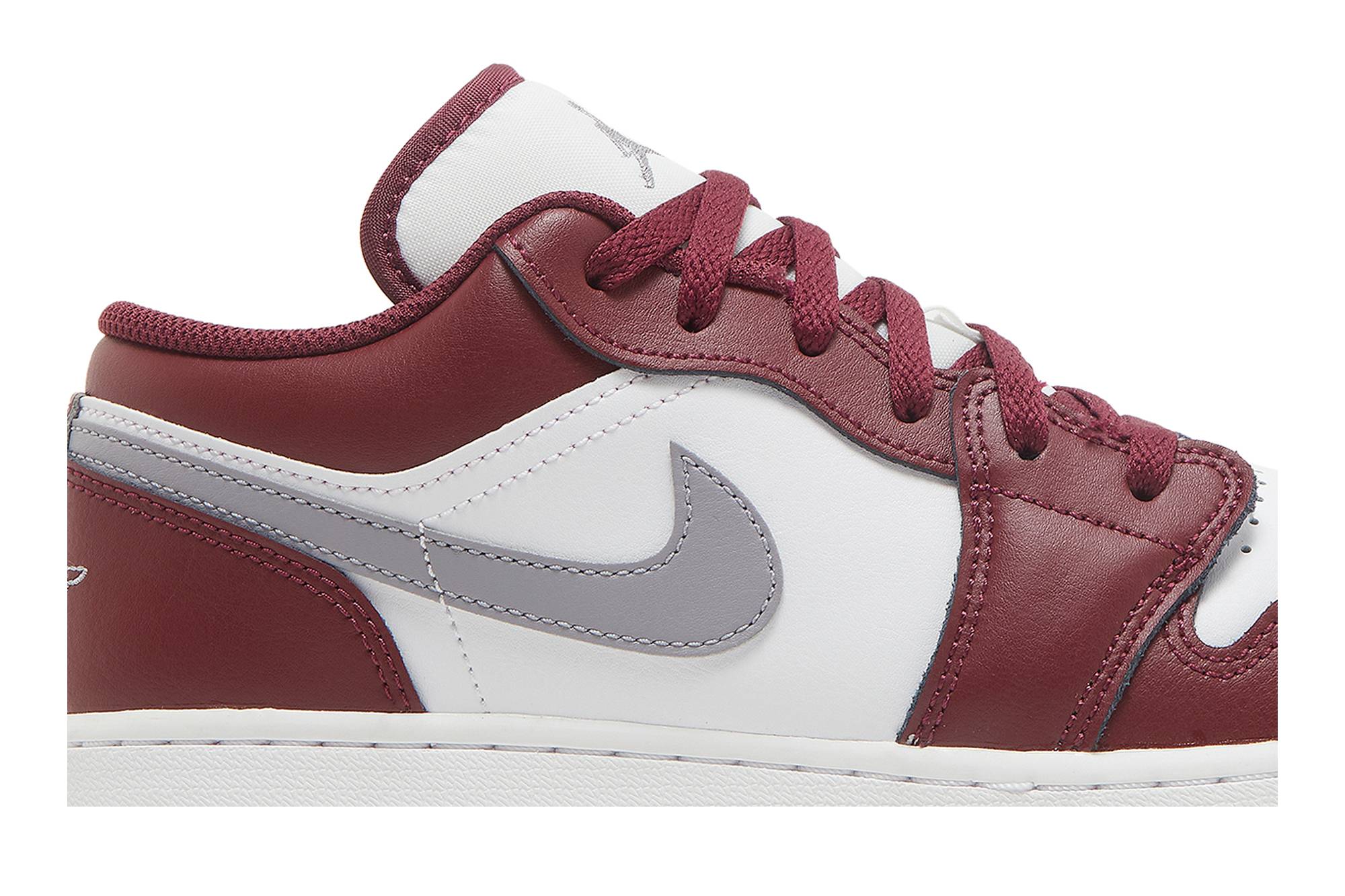 (Grade School) Air Jordan 1 Low Bordeaux 553560-615 Nicesnk