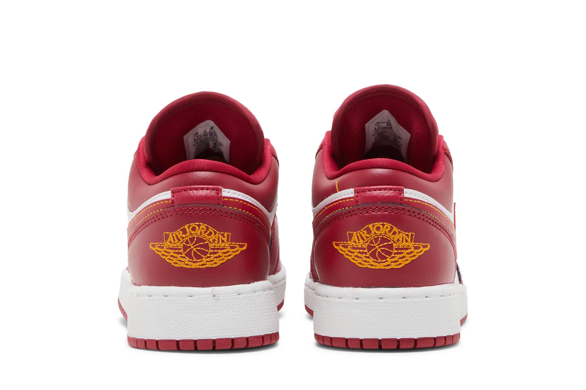 (Grade School) Air Jordan 1 Low Cardinal Red 553560-607 Nicesnk