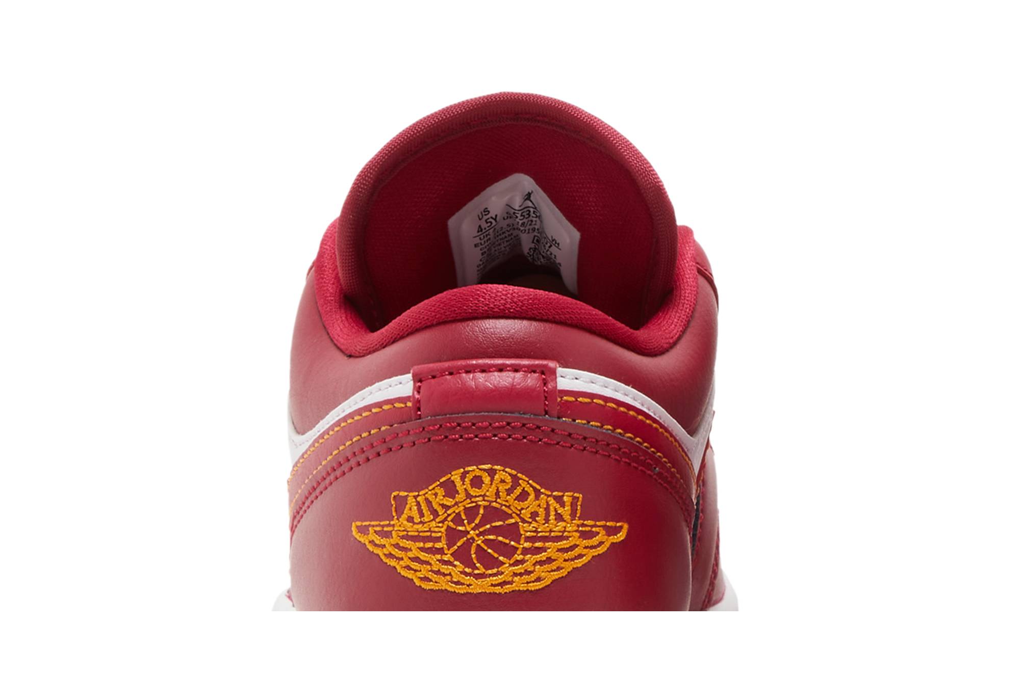(Grade School) Air Jordan 1 Low Cardinal Red 553560-607 Nicesnk