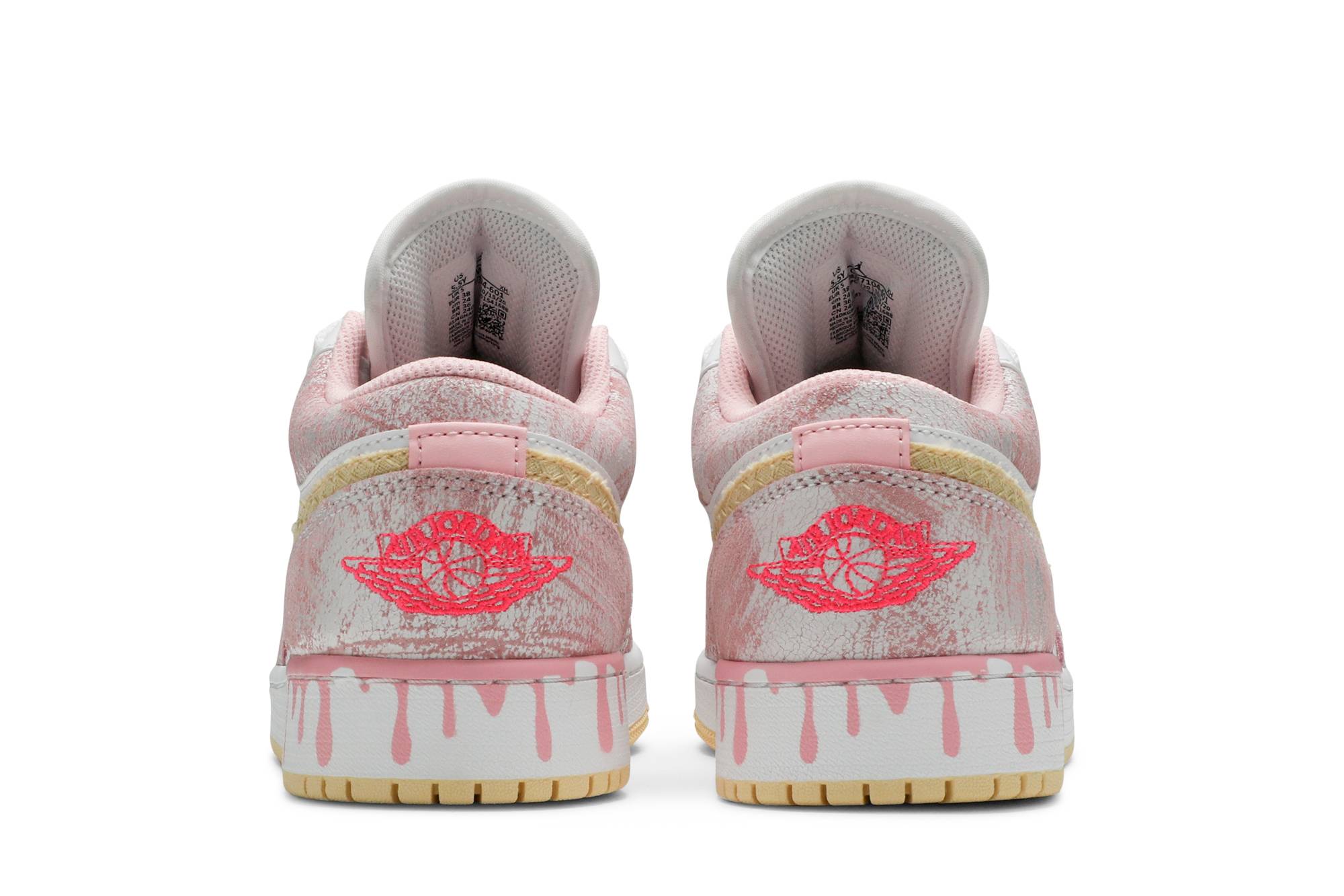 (Grade School) Air Jordan 1 Low Strawberry Ice Cream CW7104-601 Nicesnk