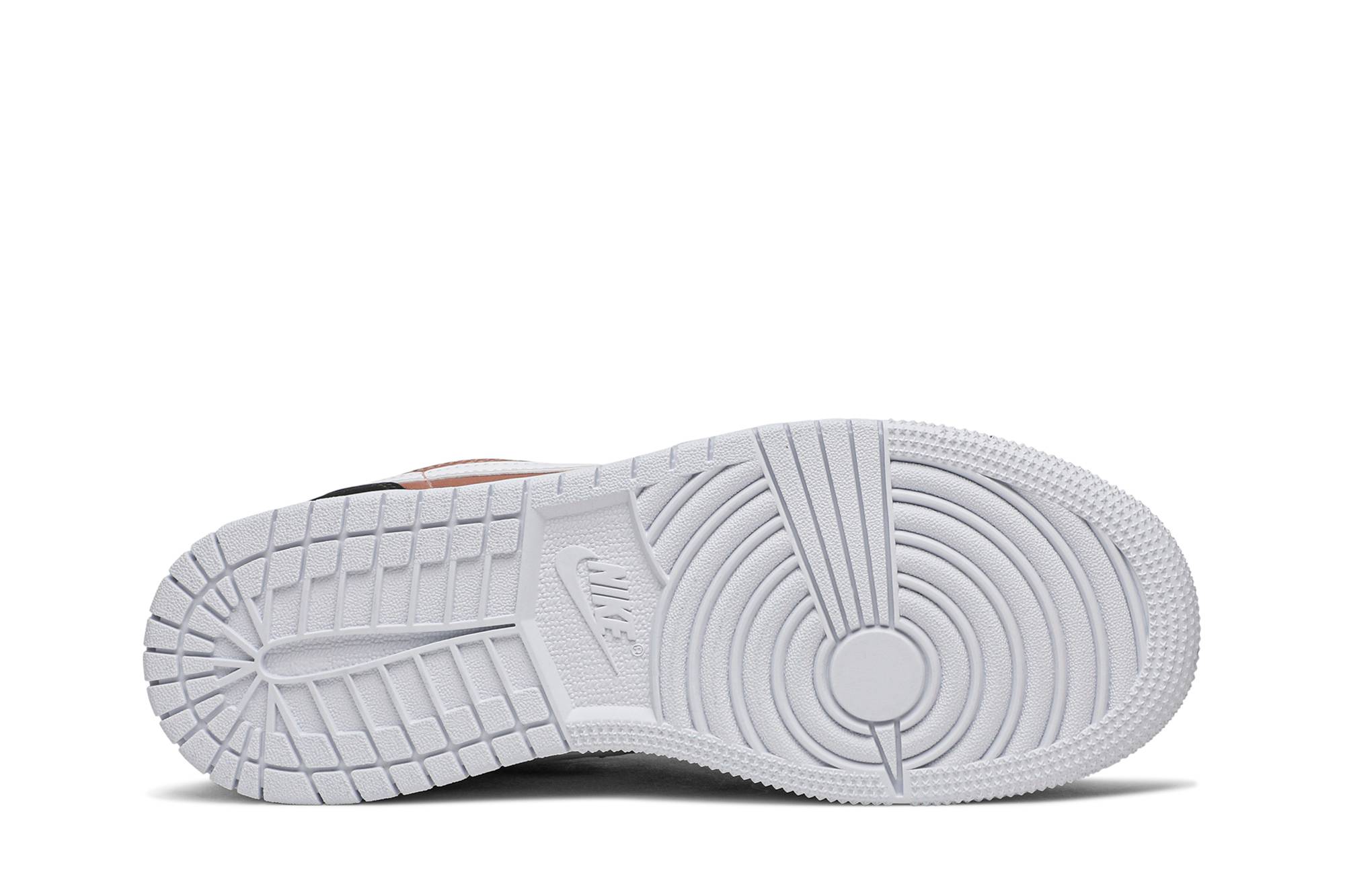(Grade School) Air Jordan 1 Low ‘White Rose Gold’ 554723-090