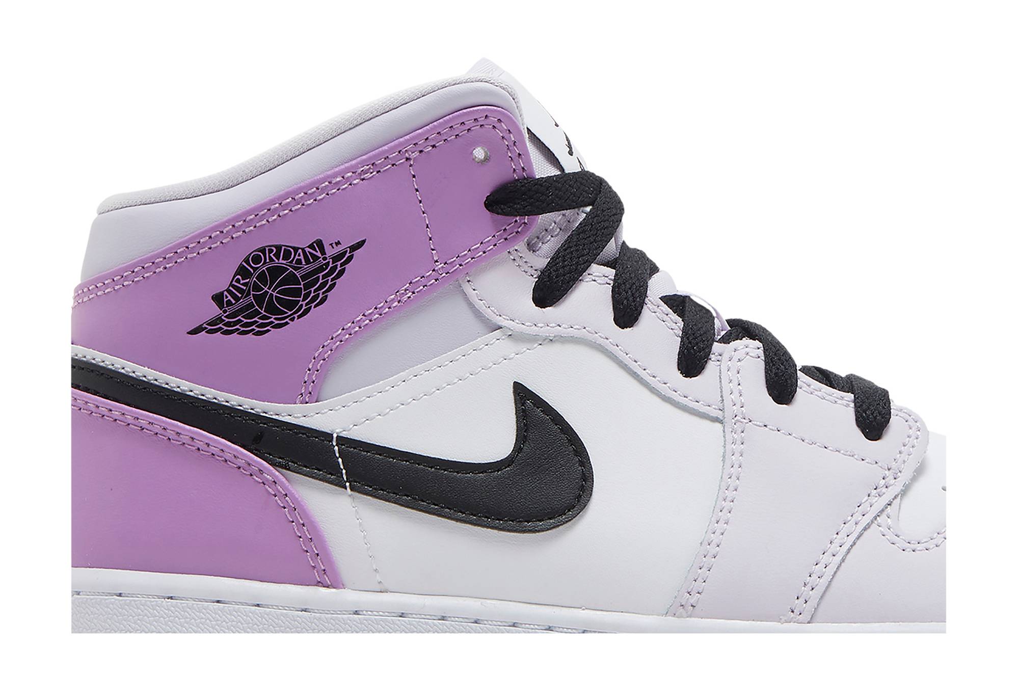 (Grade School) Air Jordan 1 Mid Barely Grape DQ8423-501 Nicesnk