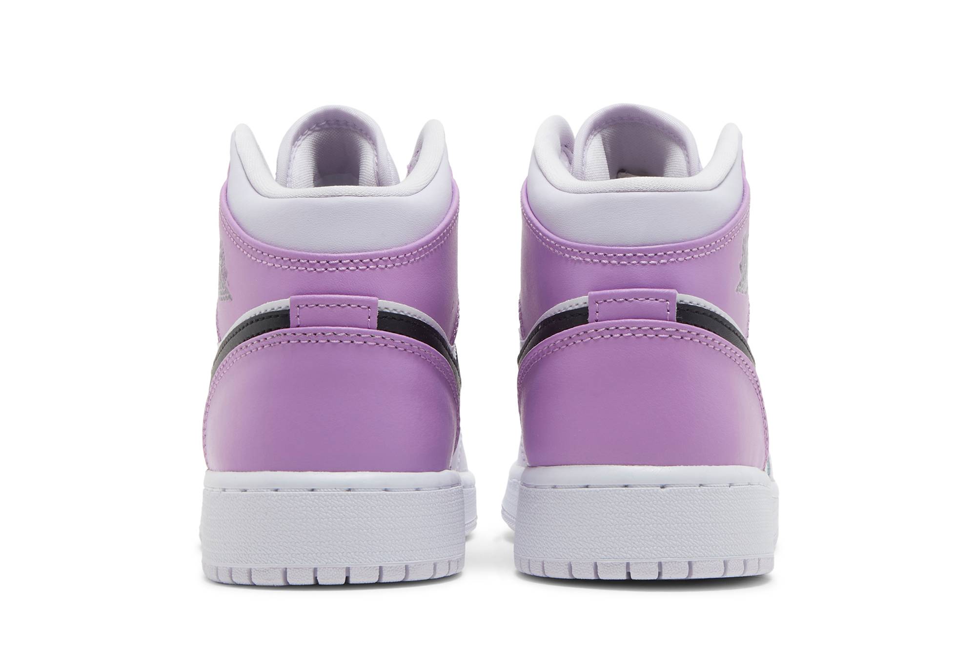 (Grade School) Air Jordan 1 Mid Barely Grape DQ8423-501 Nicesnk