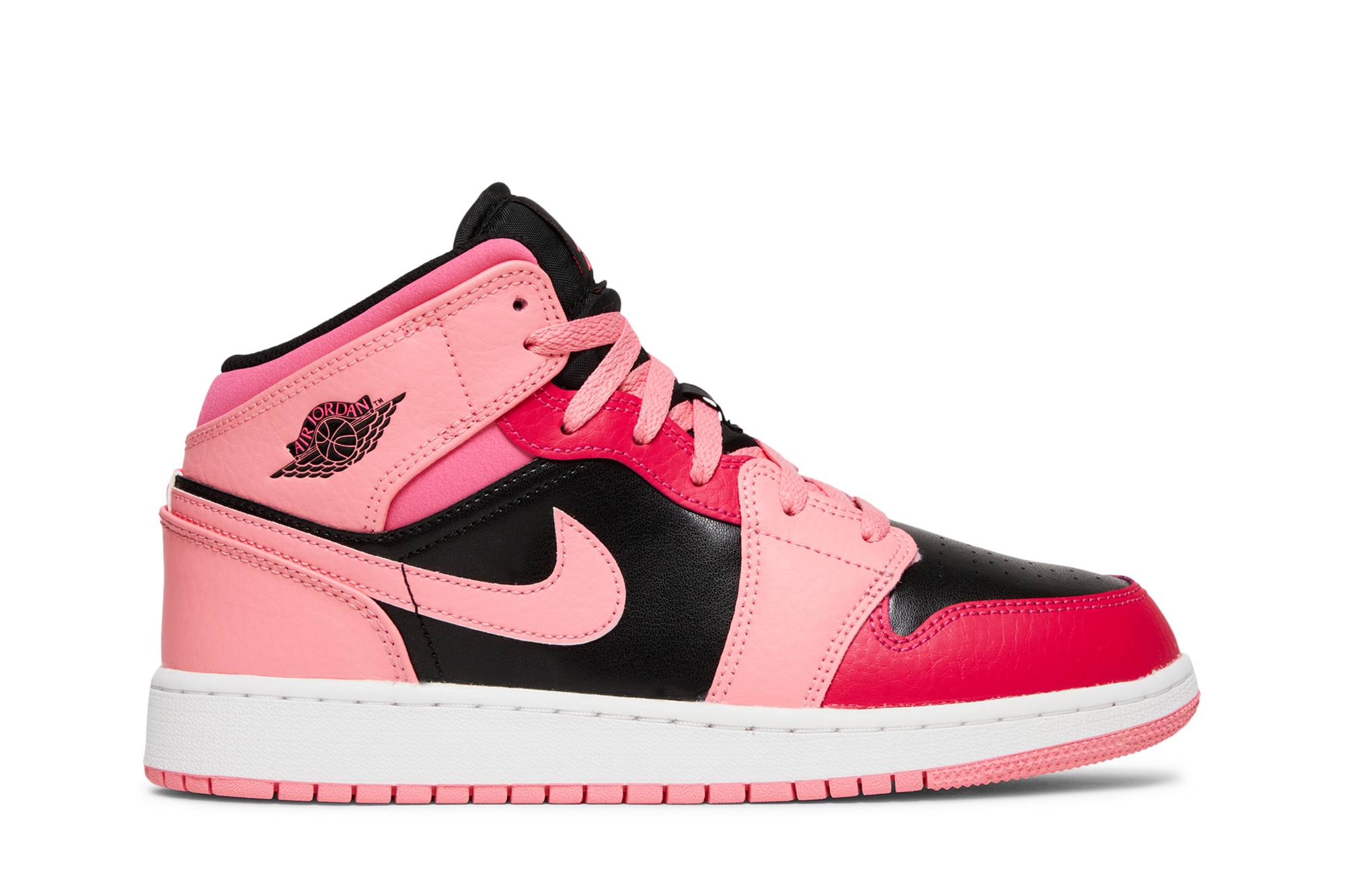 (Grade School) Air Jordan 1 Mid ‘Coral Chalk’ 554725-662