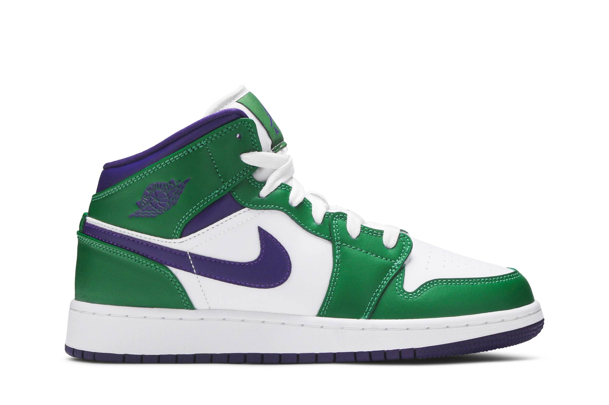 (Grade School) Air Jordan 1 Mid Hulk 554725-300 Nicesnk