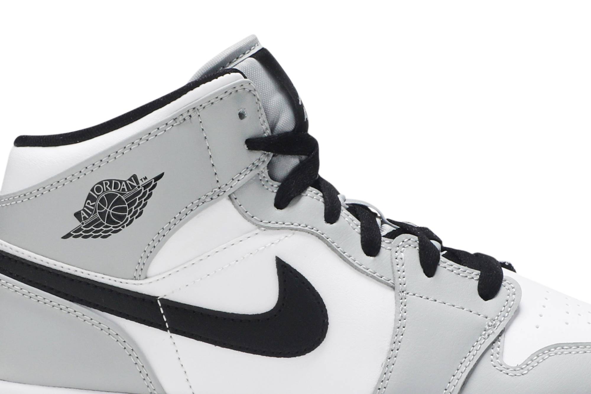 (Grade School) Air Jordan 1 Mid ‘Light Smoke Grey’ 554725-092