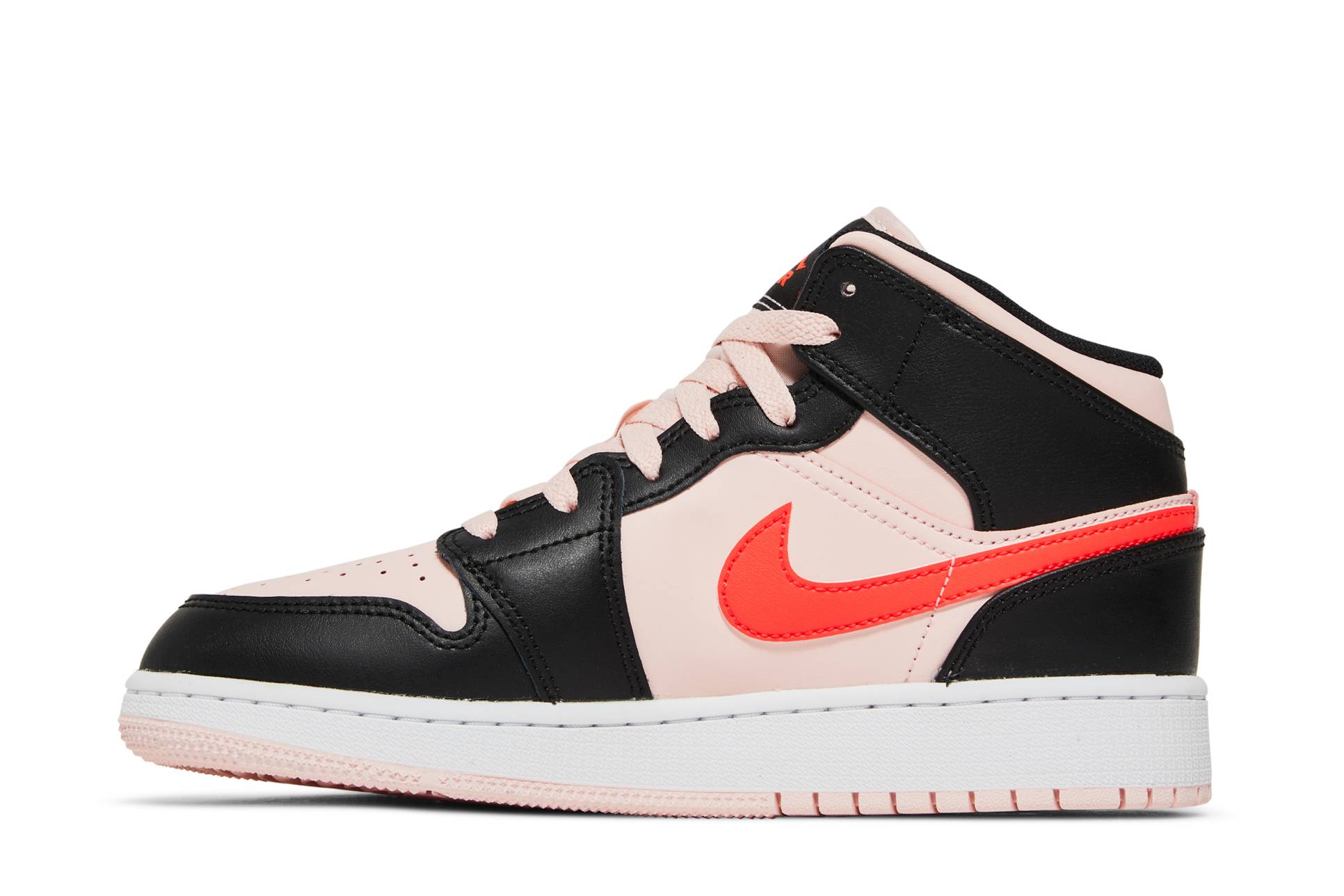 (Grade School) Air Jordan 1 Mid ‘Pink Crimson’ 554725-604