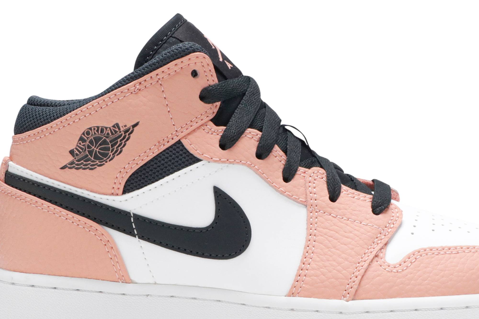 (Grade School) Air Jordan 1 Mid ‘Pink Quartz’ 555112-603