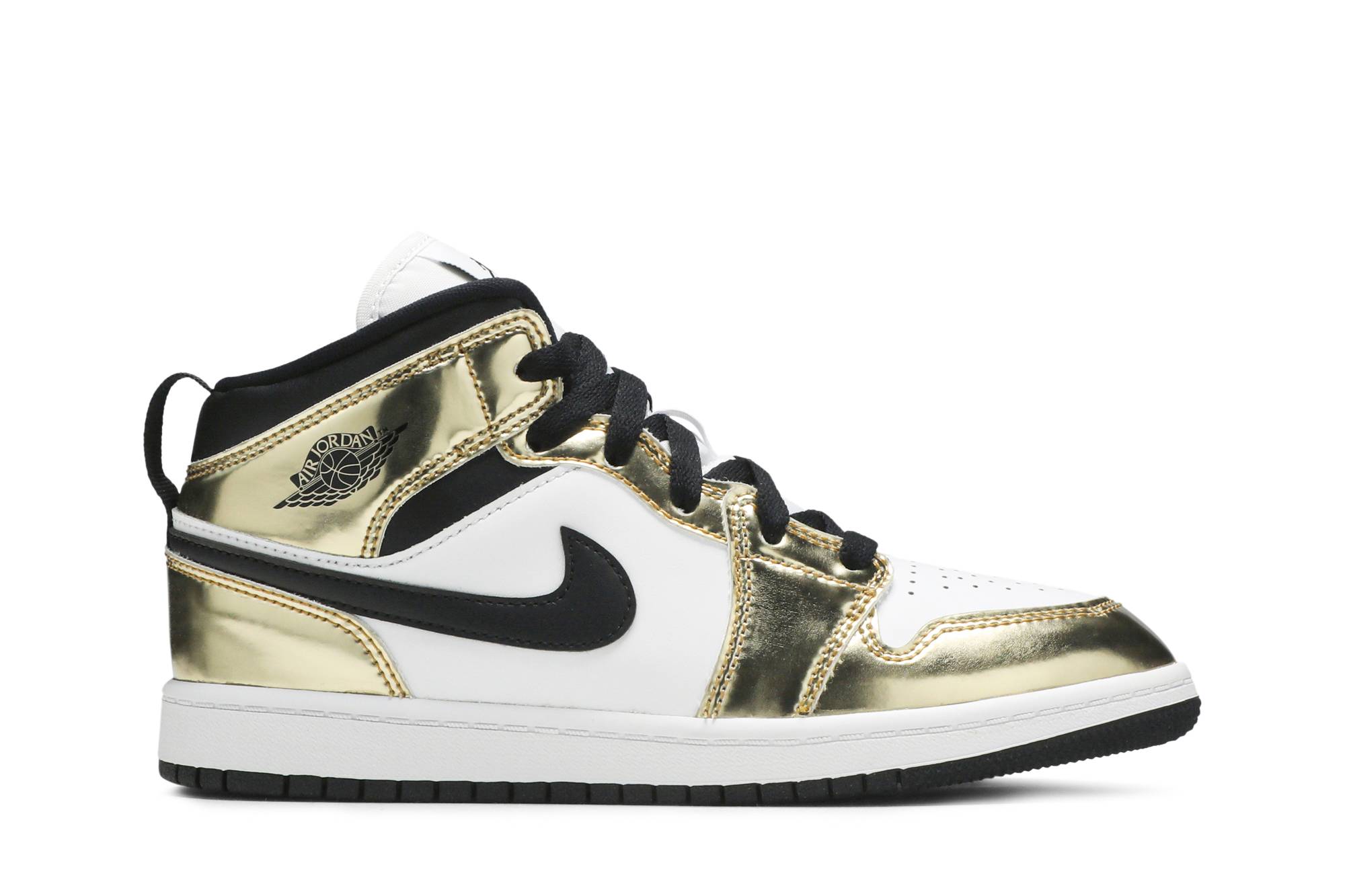 (Grade School) Air Jordan 1 Mid SE ‘Metallic Gold’ DC1420-700