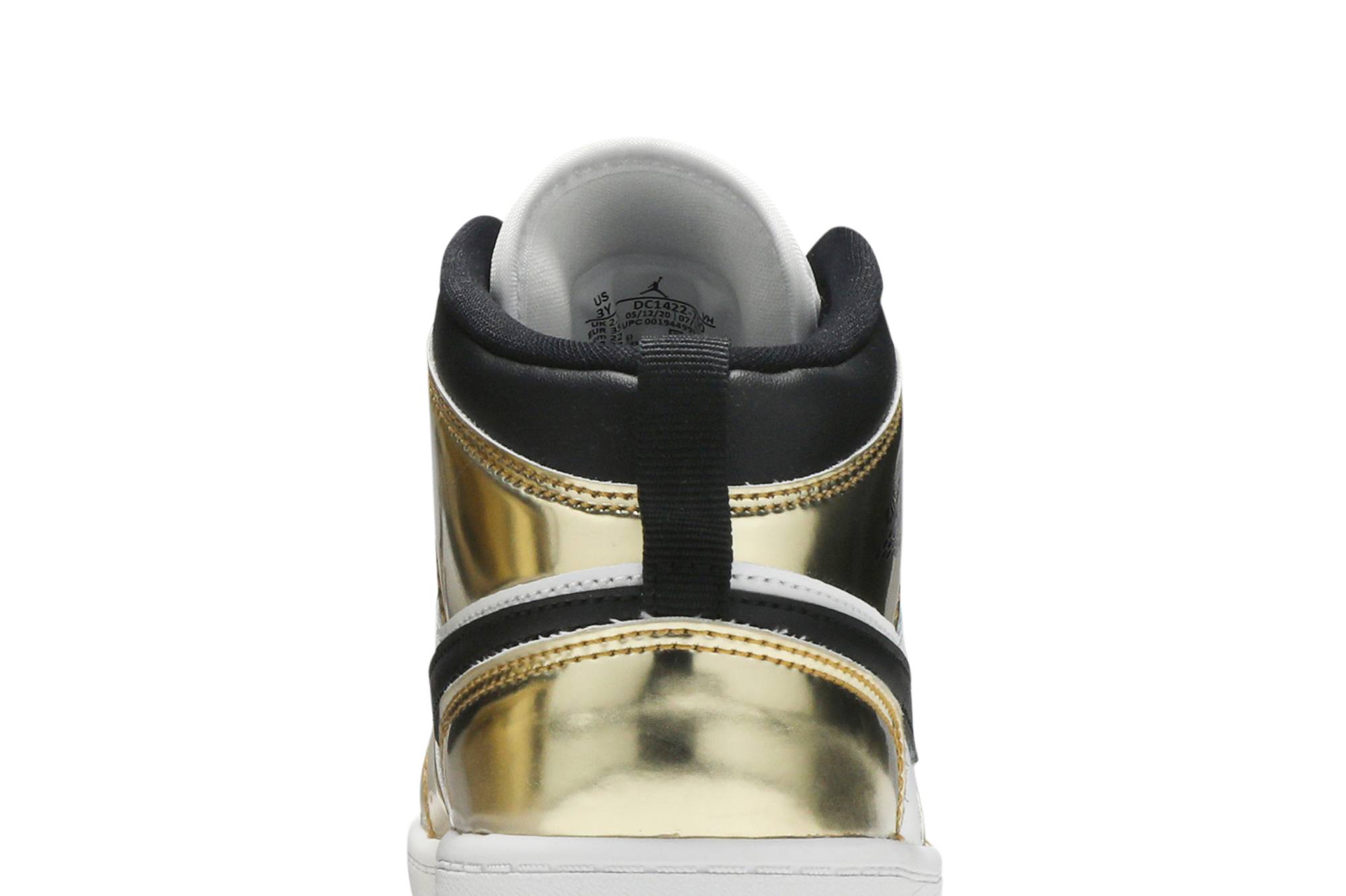 (Grade School) Air Jordan 1 Mid SE ‘Metallic Gold’ DC1420-700