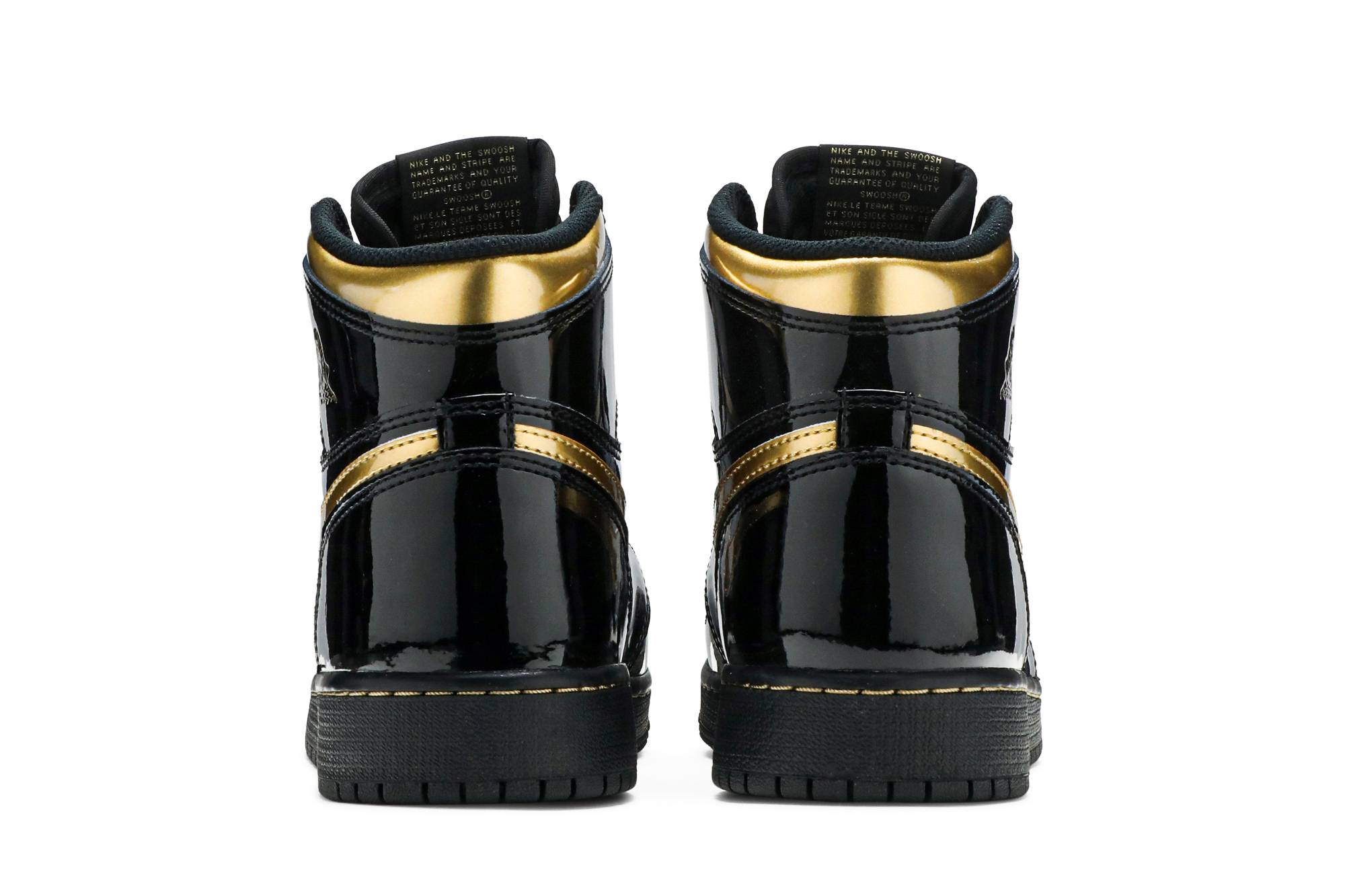(Grade School) Air Jordan 1 Retro High OG ‘Black Metallic Gold’ 575441-032