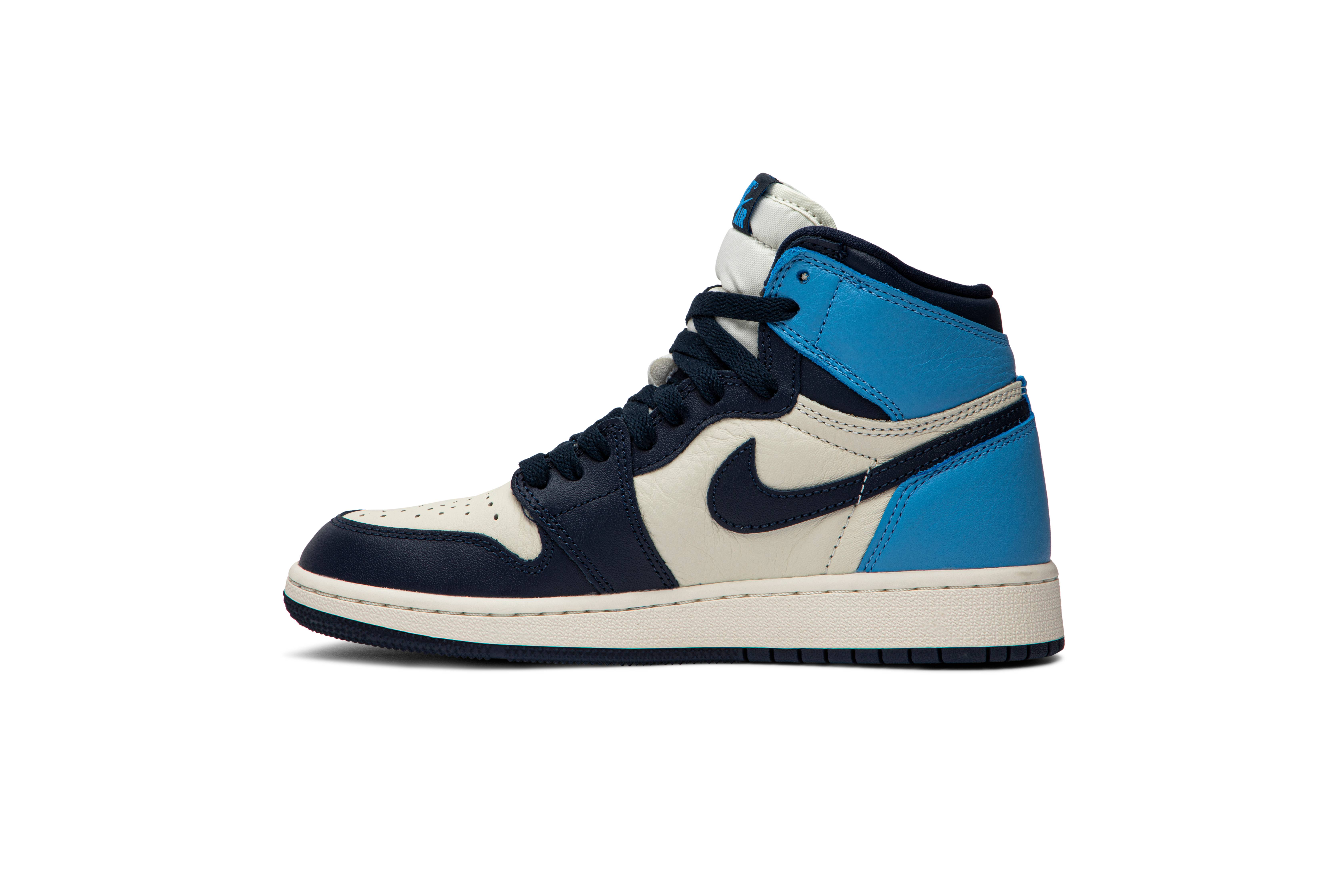(Grade School) Air Jordan 1 Retro High OG Obsidian 575441-140 Nicesnk