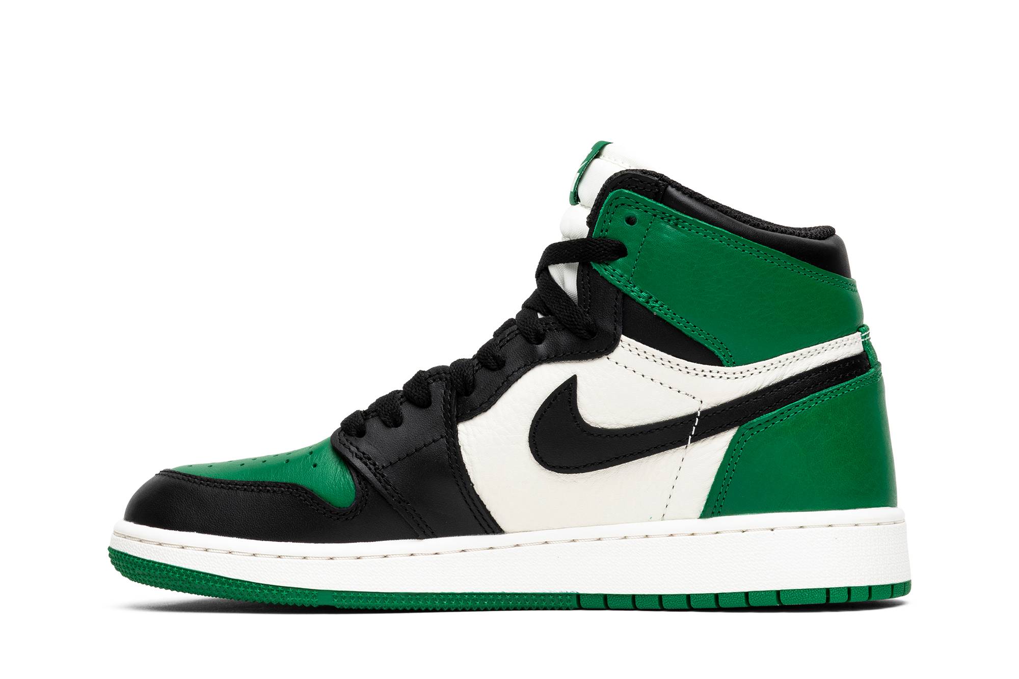 (Grade School) Air Jordan 1 Retro High OG Pine Green 575441-302 Nicesnk