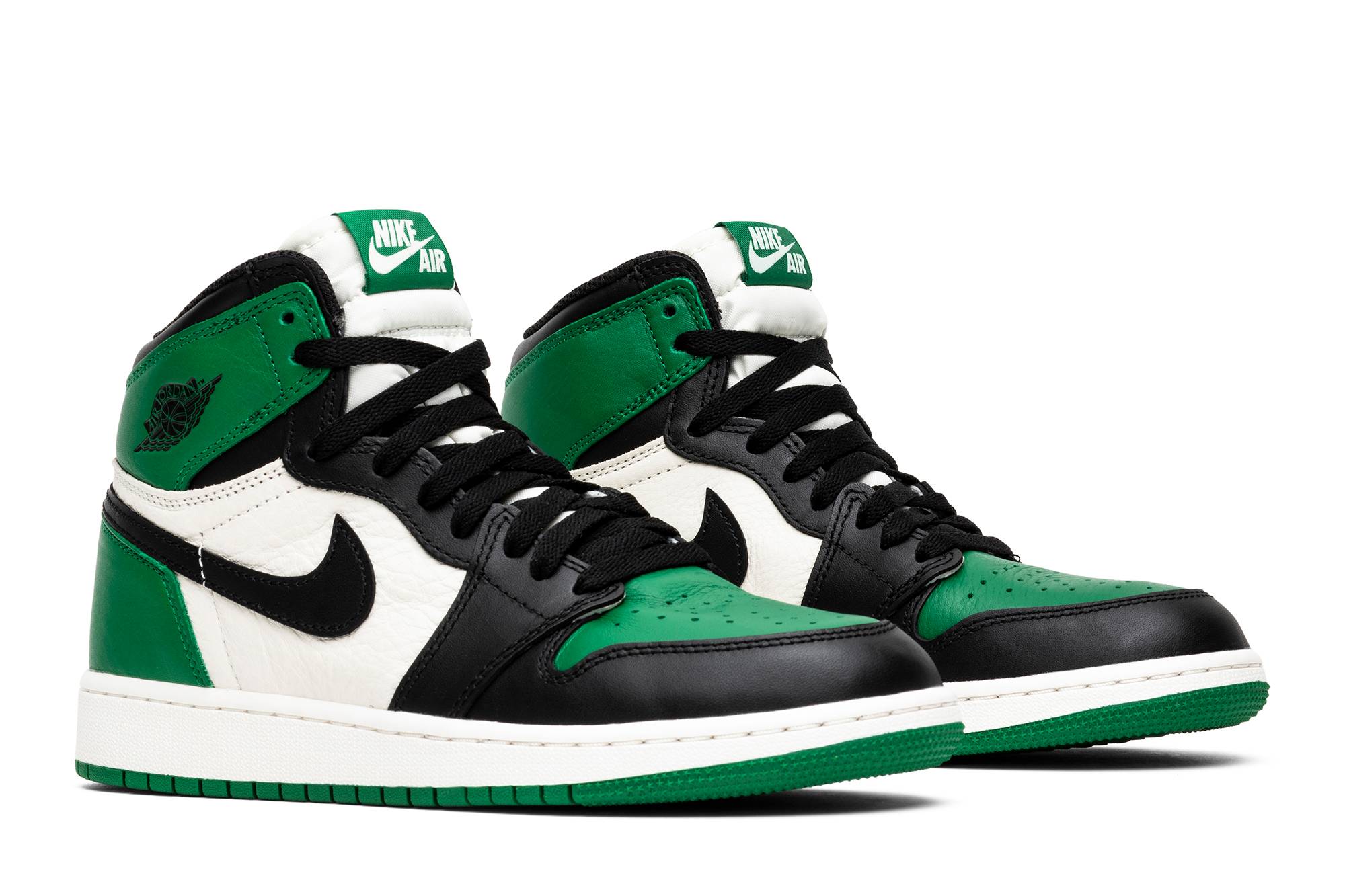 (Grade School) Air Jordan 1 Retro High OG Pine Green 575441-302 Nicesnk