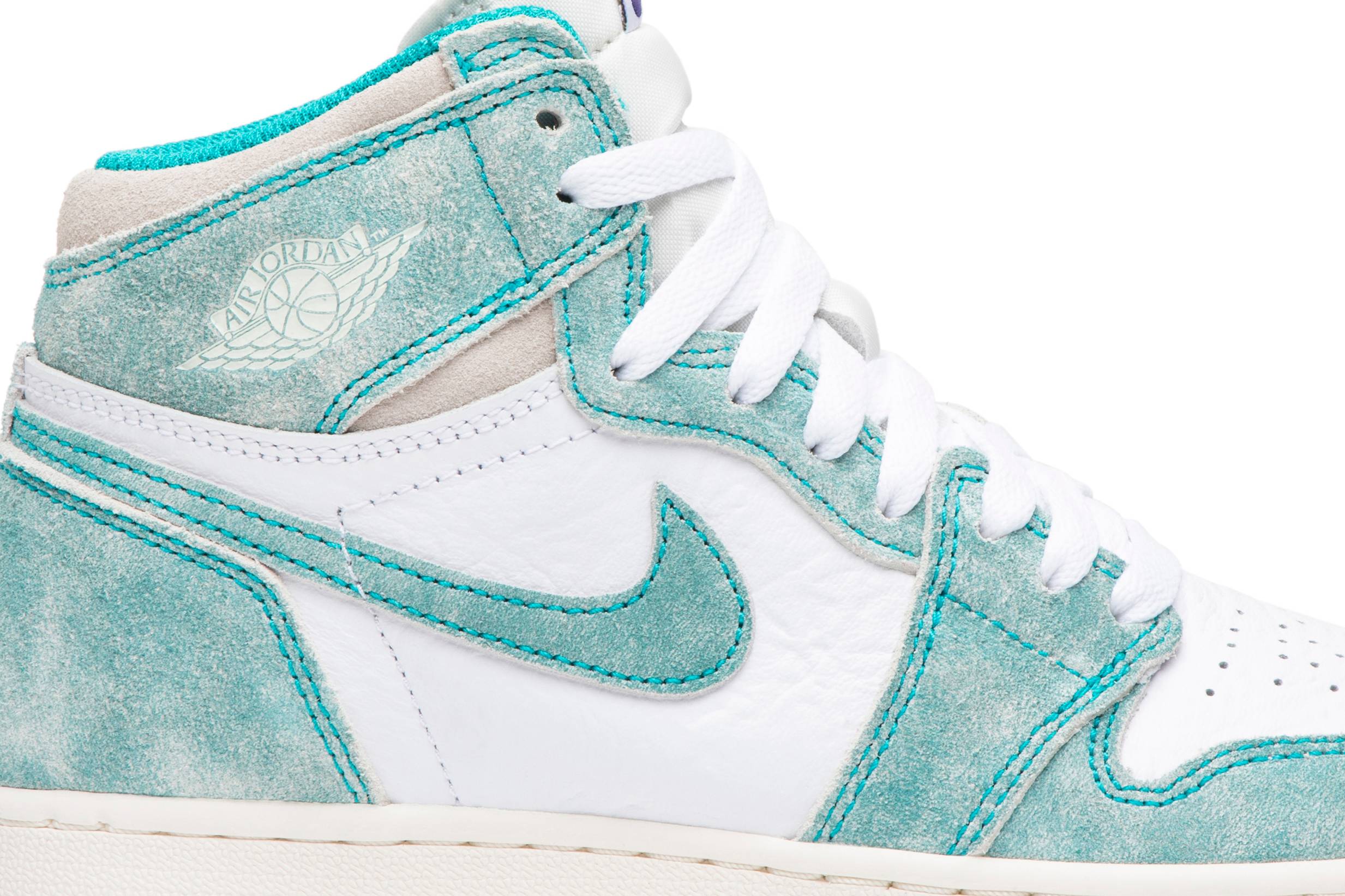 (Grade School) Air Jordan 1 Retro High OG Turbo Green 575441-311 Nicesnk