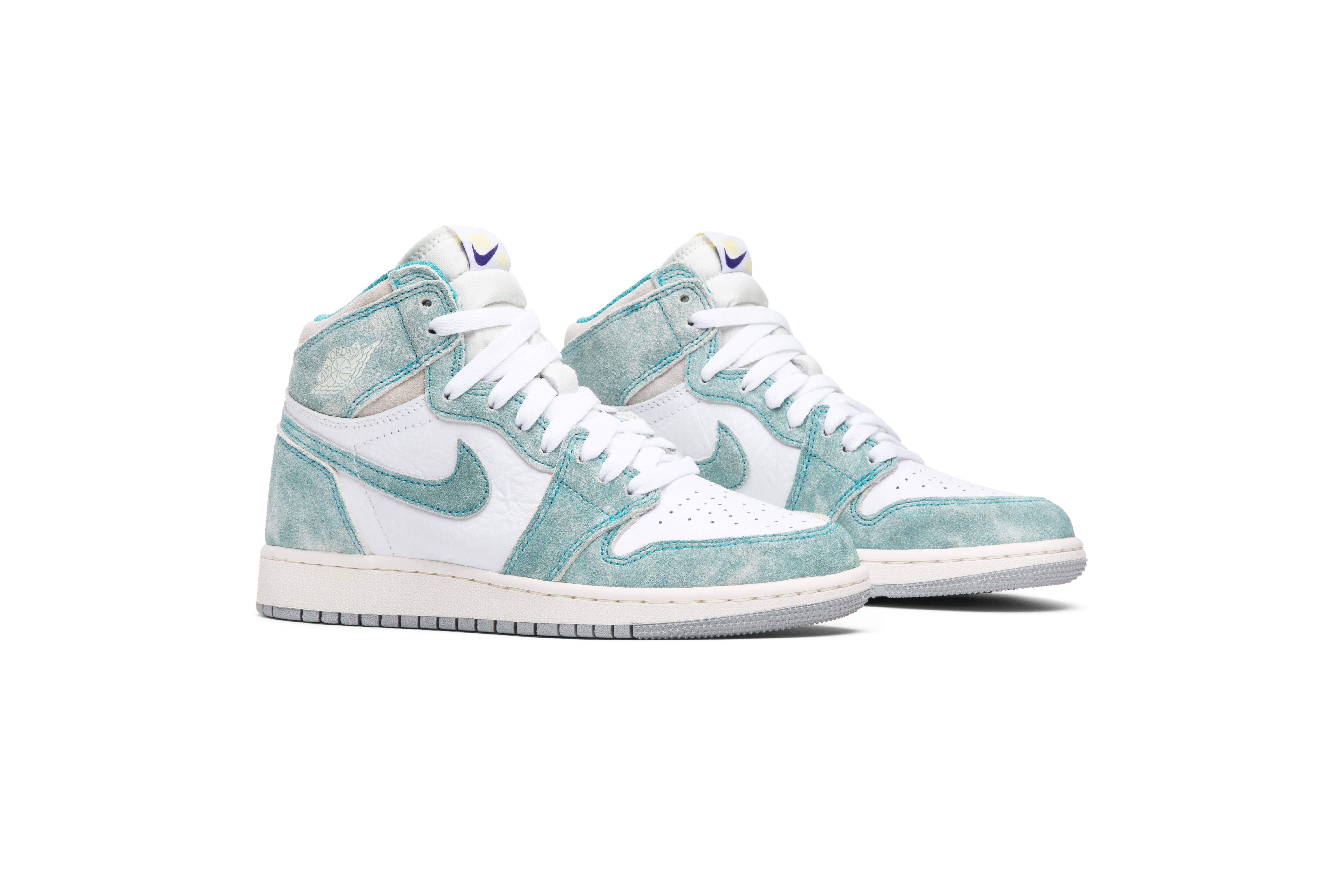 (Grade School) Air Jordan 1 Retro High OG Turbo Green 575441-311 Nicesnk