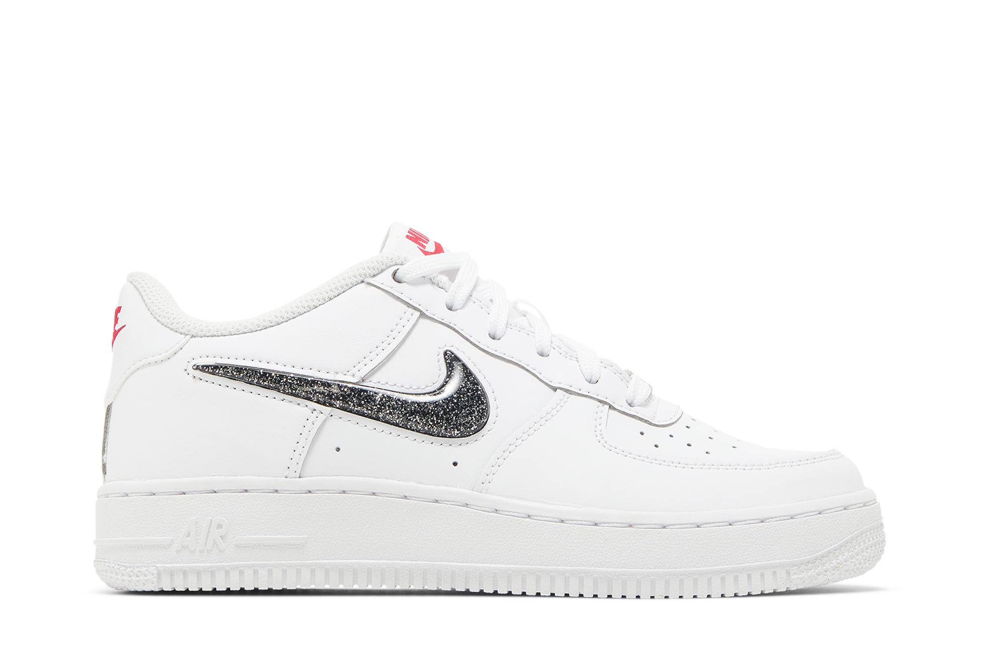 (Grade School) Nike Air Force 1 Low LV8 ‘White Metallic Silver’ DC9651-100