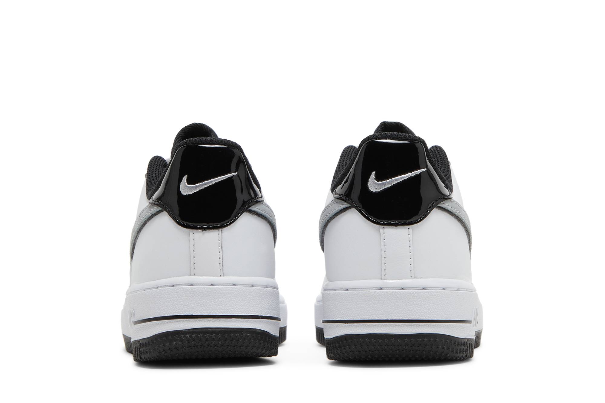 (Grade School) Nike Air Force 1 Low LV8 White Wolf Grey Black DO3809-101 Nicesnk