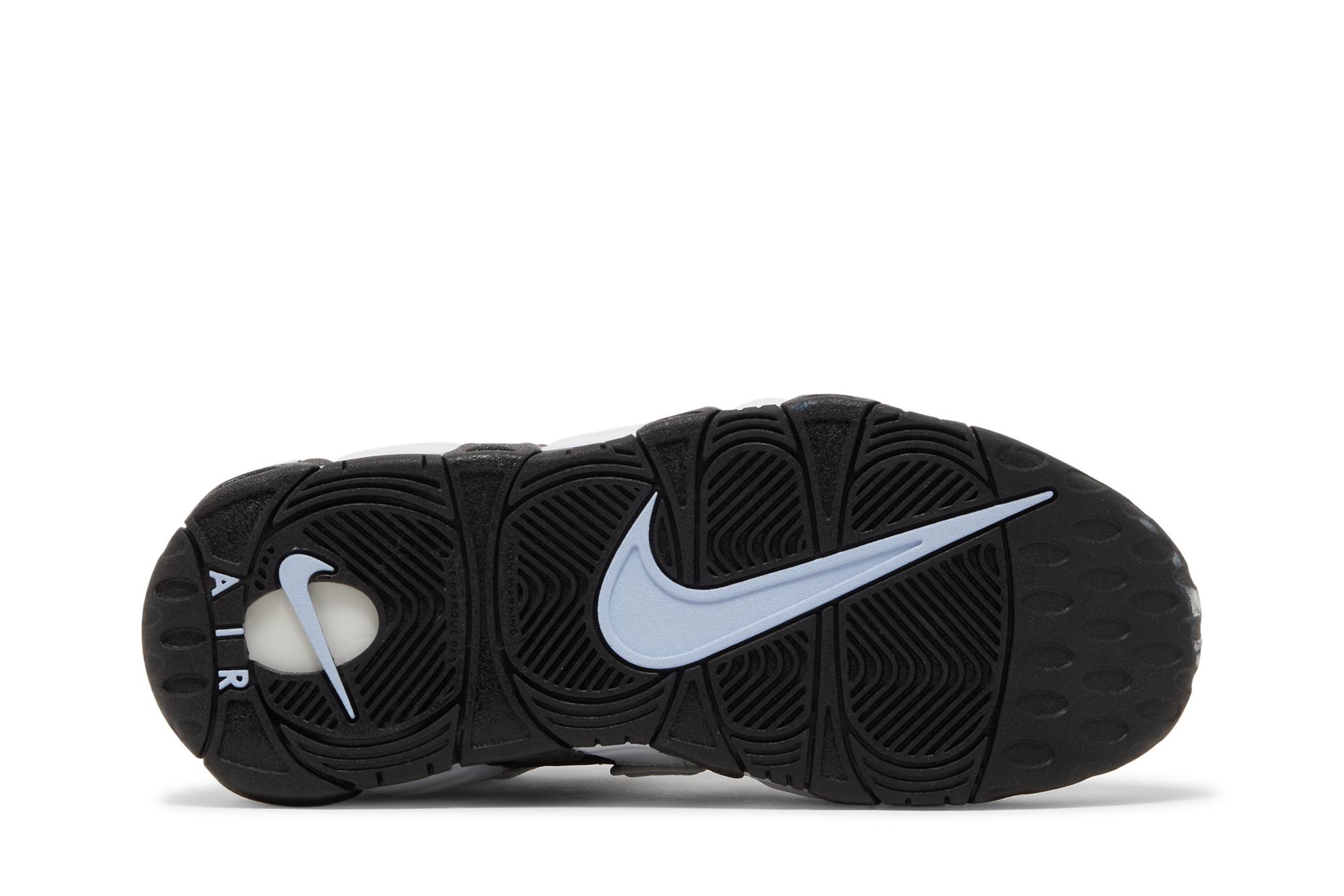 (Grade School) Nike Air More Uptempo Black Cobalt Bliss DQ6200-001 Nicesnk