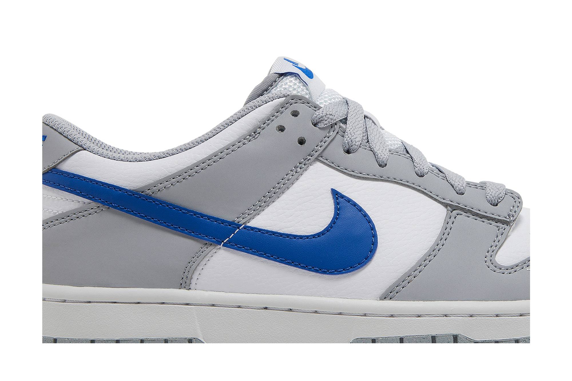 (Grade School) Nike Dunk Low Wolf Grey Royal FN3878-001 Nicesnk
