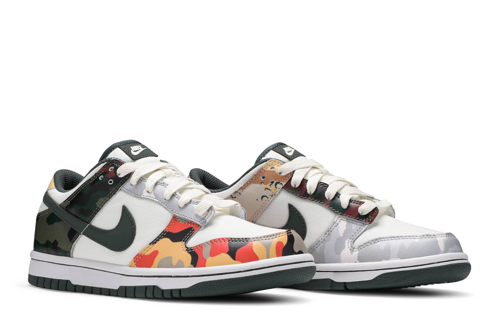 (Grade School) Nike Dunk Low SE Multi-Camo DB1909-100 Nicesnk