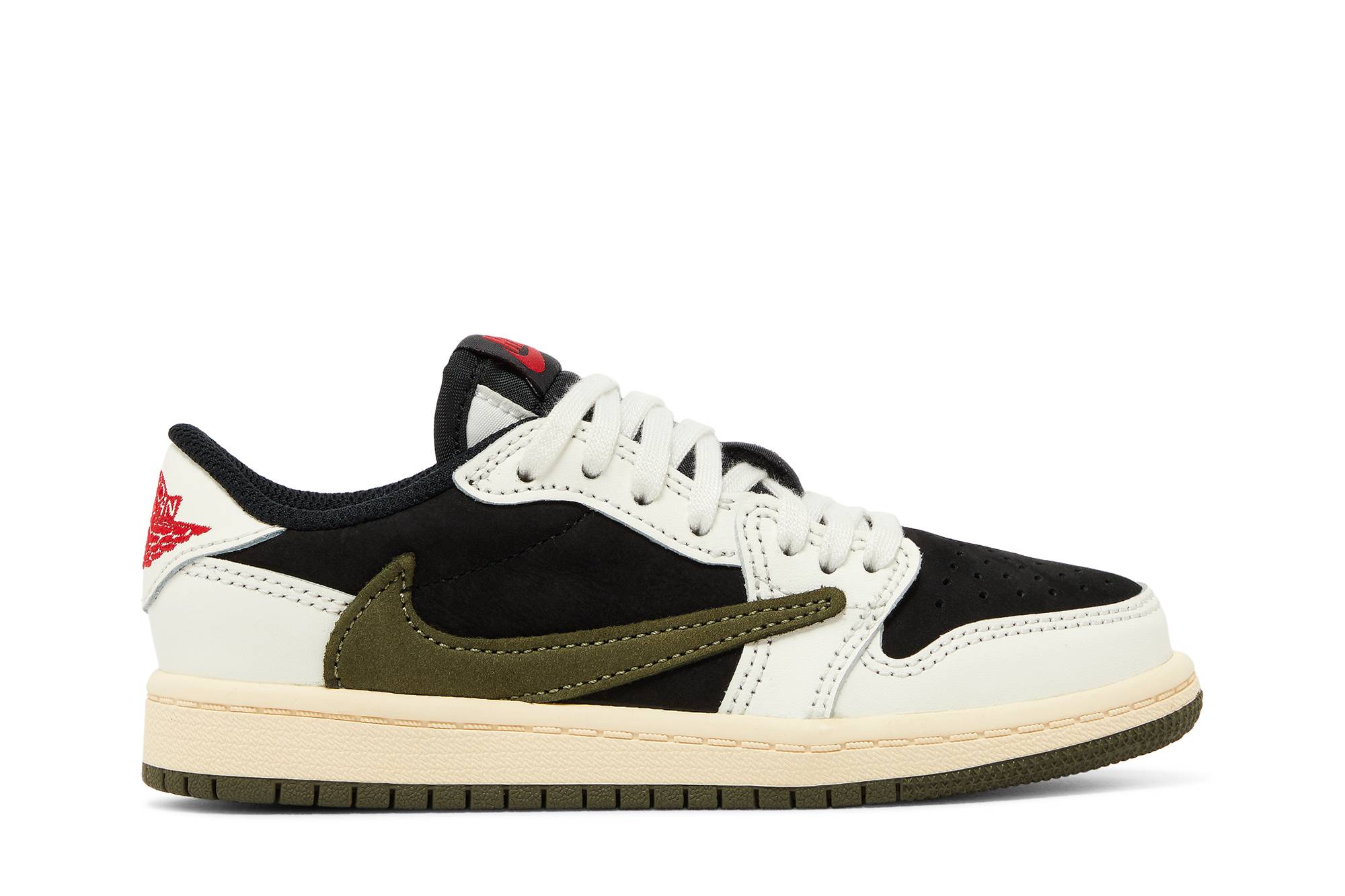 (Preschool) Travis Scott x Air Jordan 1 Low OG ‘Olive’ DZ5909-106
