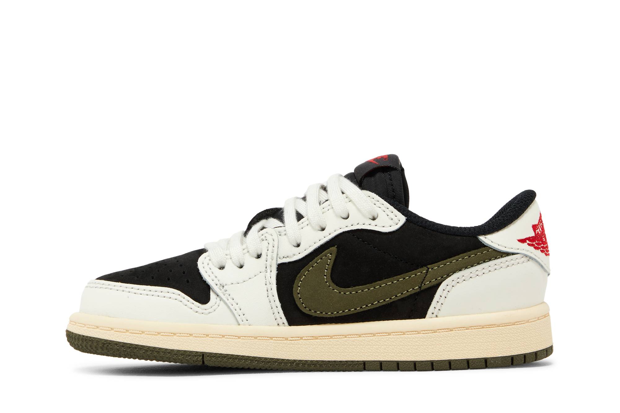 (Preschool) Travis Scott x Air Jordan 1 Low OG ‘Olive’ DZ5909-106