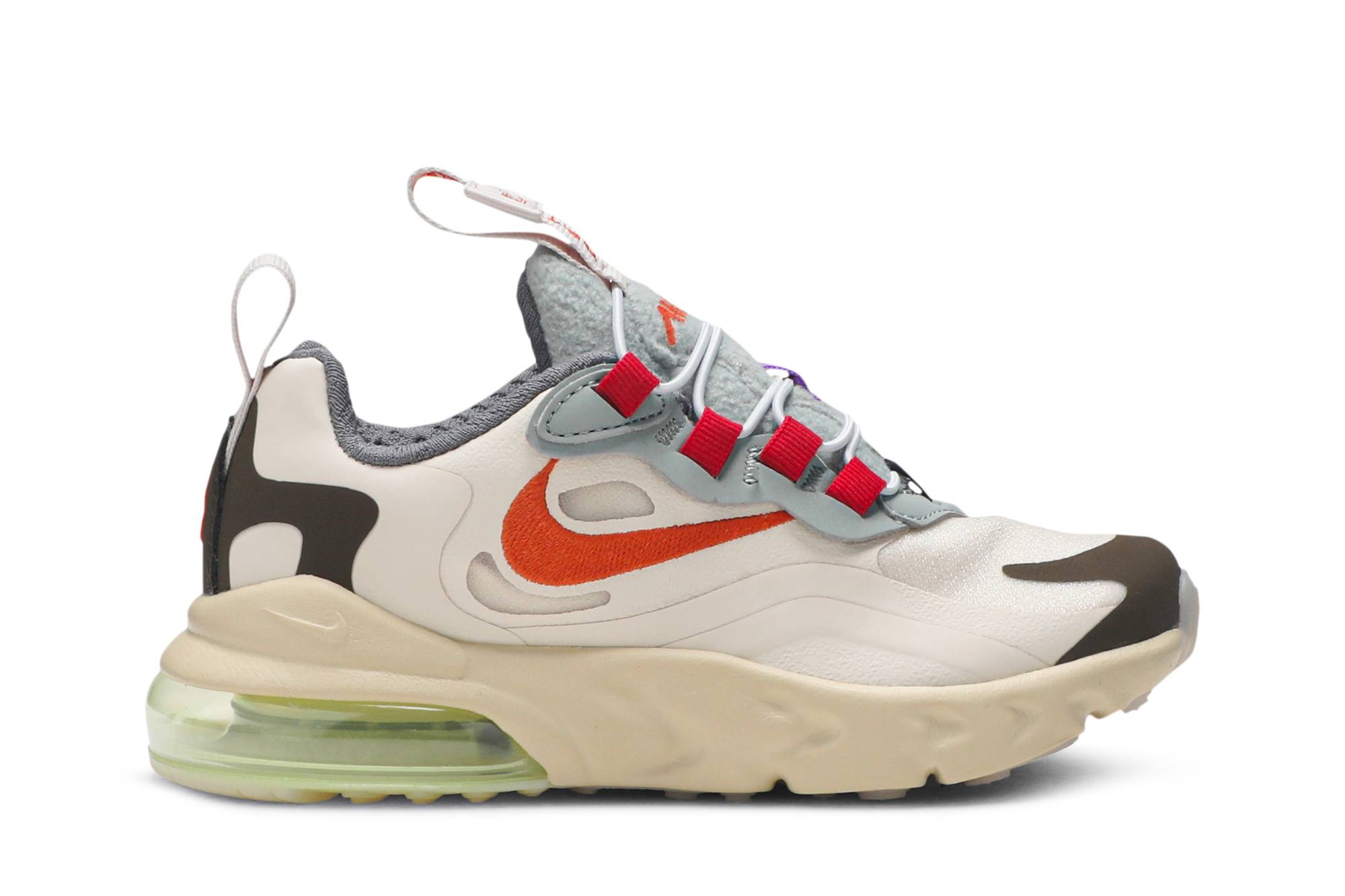 (Preschool) Travis Scott x Nike Air Max 270 React ENG Cactus Trails CV2414-200 Nicesnk
