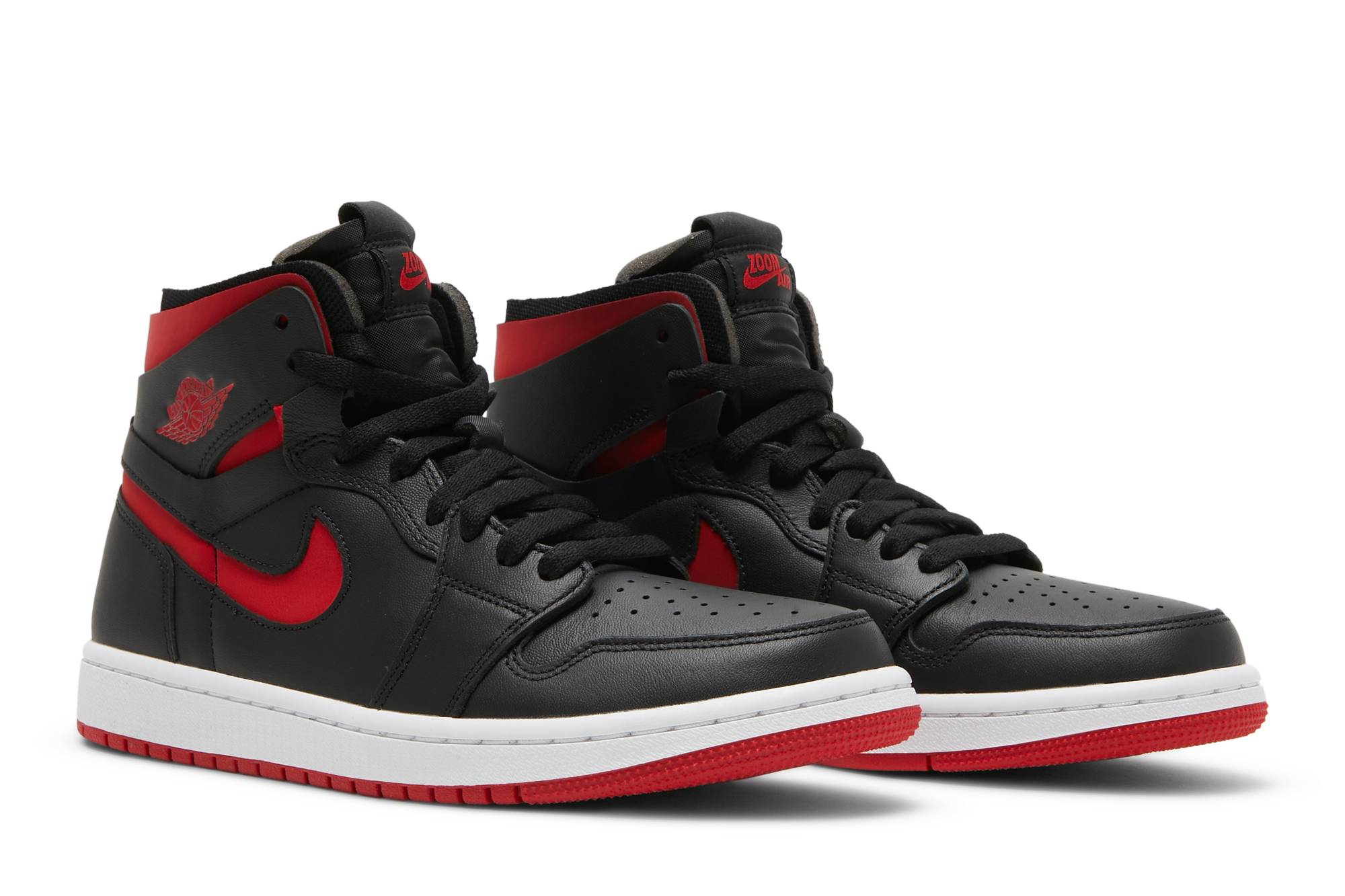 (Women) Air Jordan 1 High Zoom Comfort Black University Red CT0979-006 Nicesnk