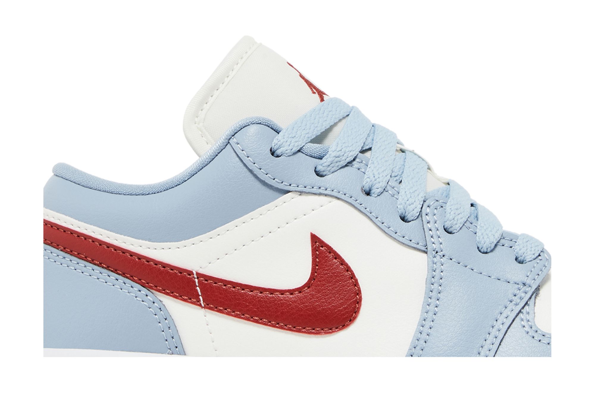 (Women) Air Jordan 1 Low Blue Whisper Dune Red DC0774-164 Nicesnk