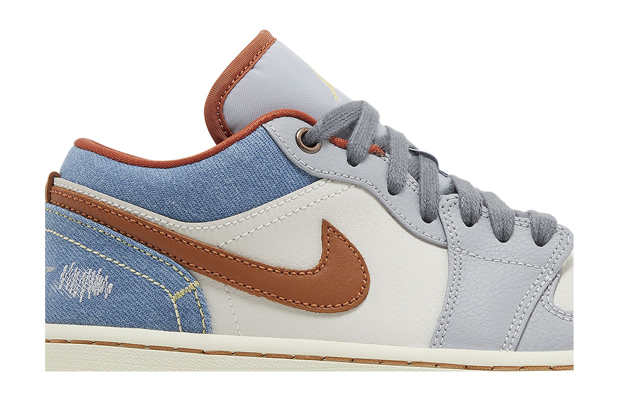 (Women) Air Jordan 1 Low Phantom Denim FZ5045-091 Nicesnk