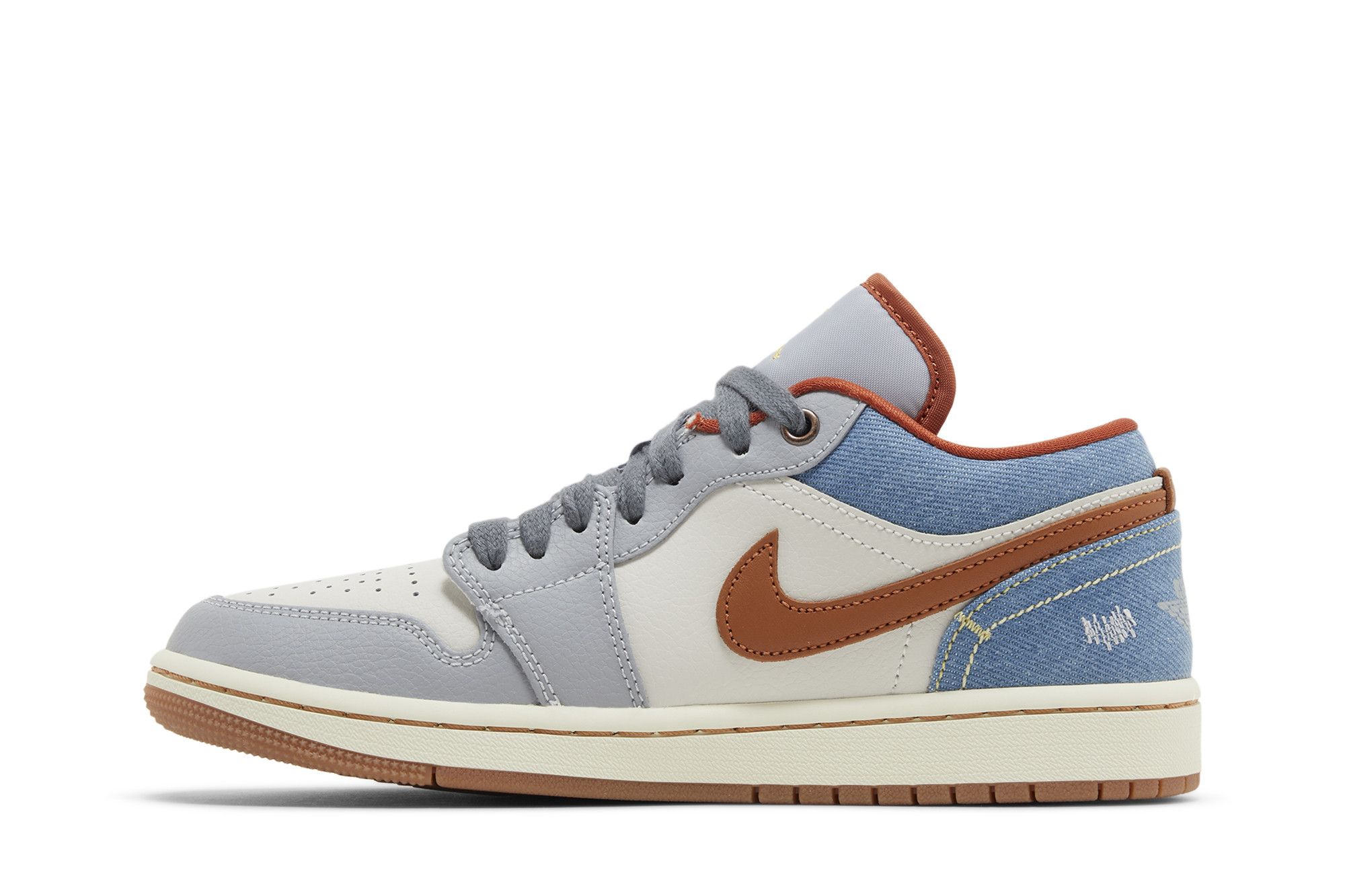 (Women) Air Jordan 1 Low Phantom Denim FZ5045-091 Nicesnk