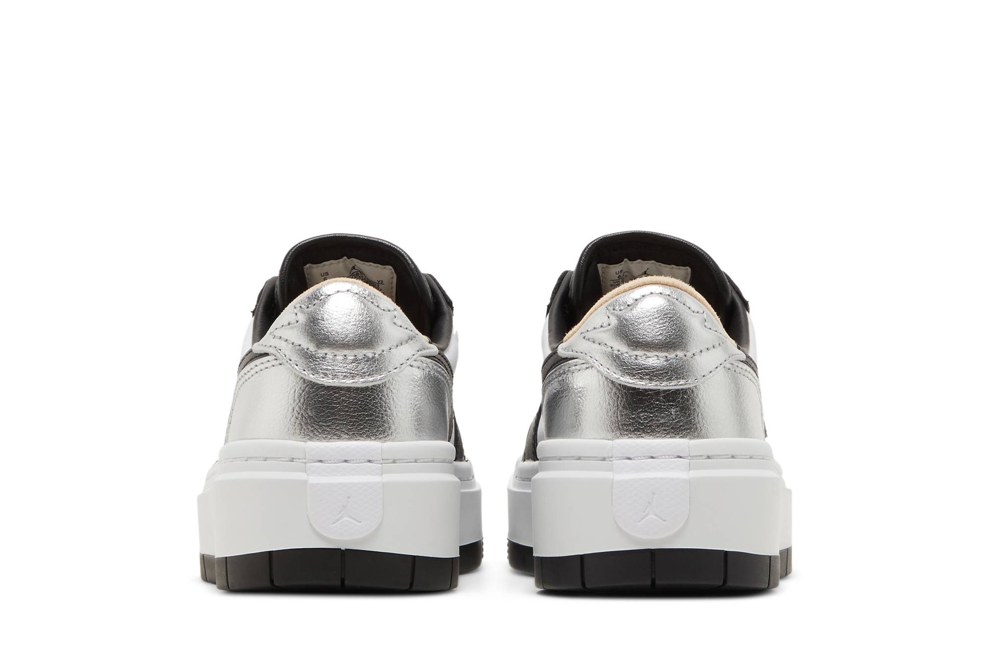 (Women) Air Jordan 1 Low Elevate Silver Toe DQ8561-001 Nicesnk
