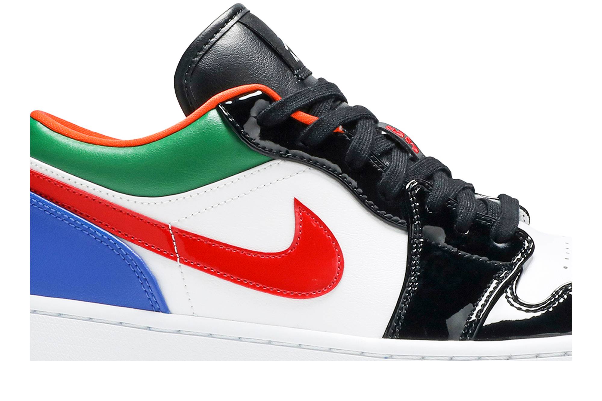 (Women) Air Jordan 1 Low Multi-Color Black Toe CZ4776-101
