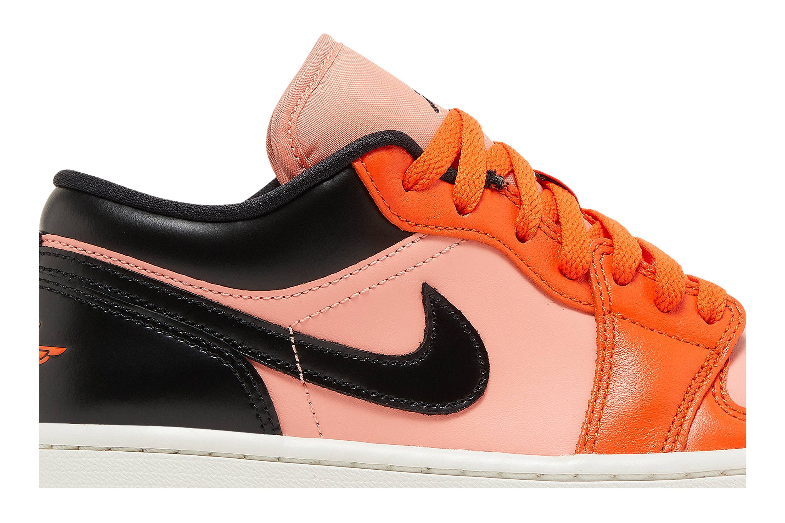 (Women) Air Jordan 1 Low S/E Orange Black DM3379-600 Nicesnk
