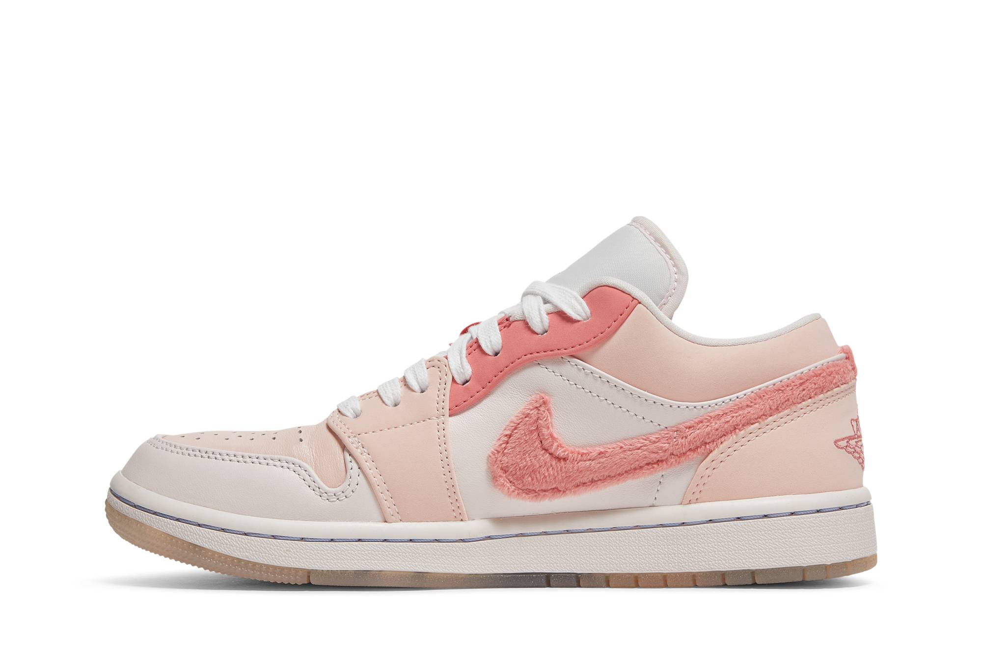 (Women) Air Jordan 1 Low SE Mighty Swooshers Pink DM5443-666 Nicesnk