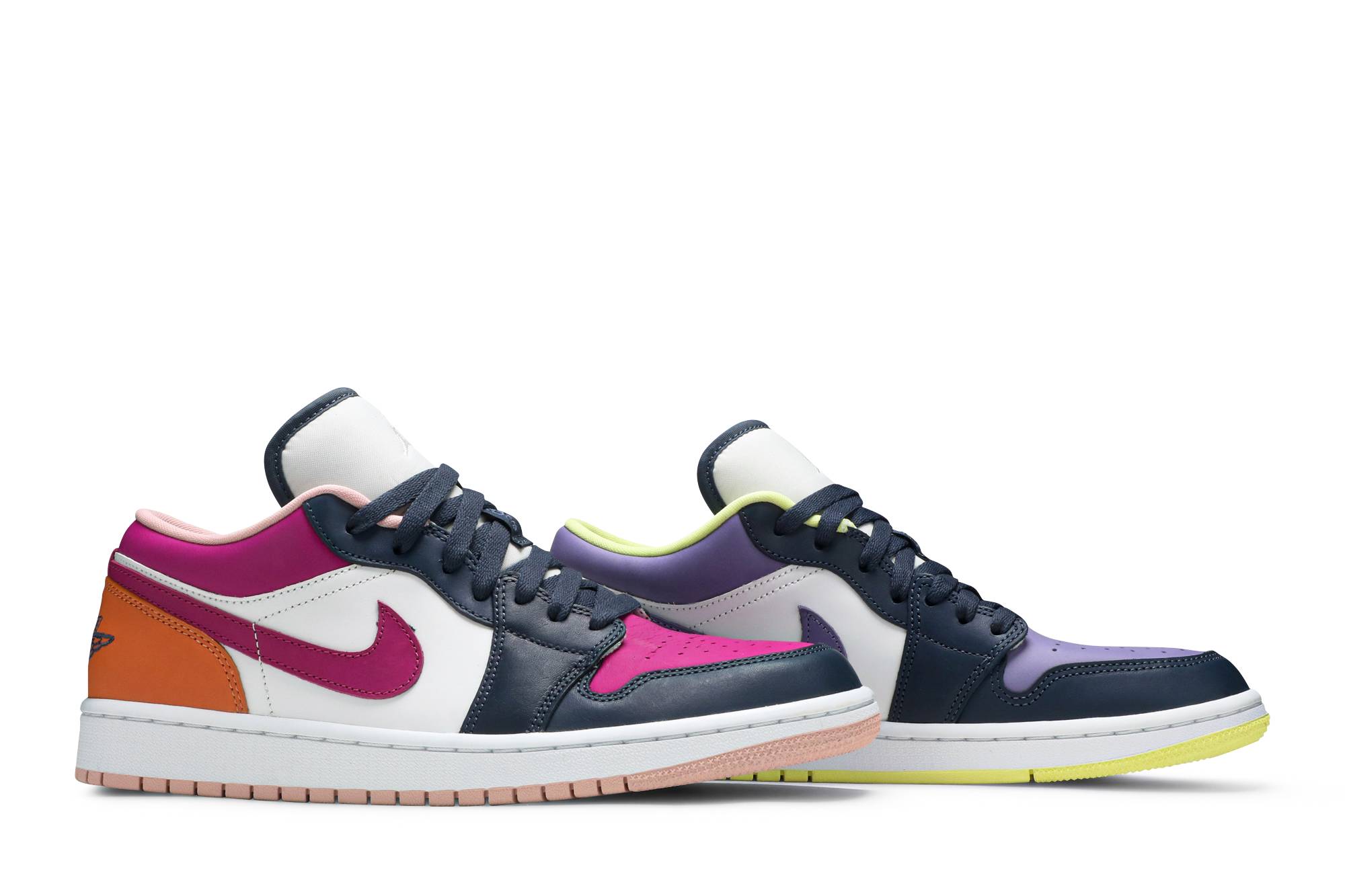 (Women) Air Jordan 1 Low SE ‘Mismatched – Purple Magenta’ DJ4342-400
