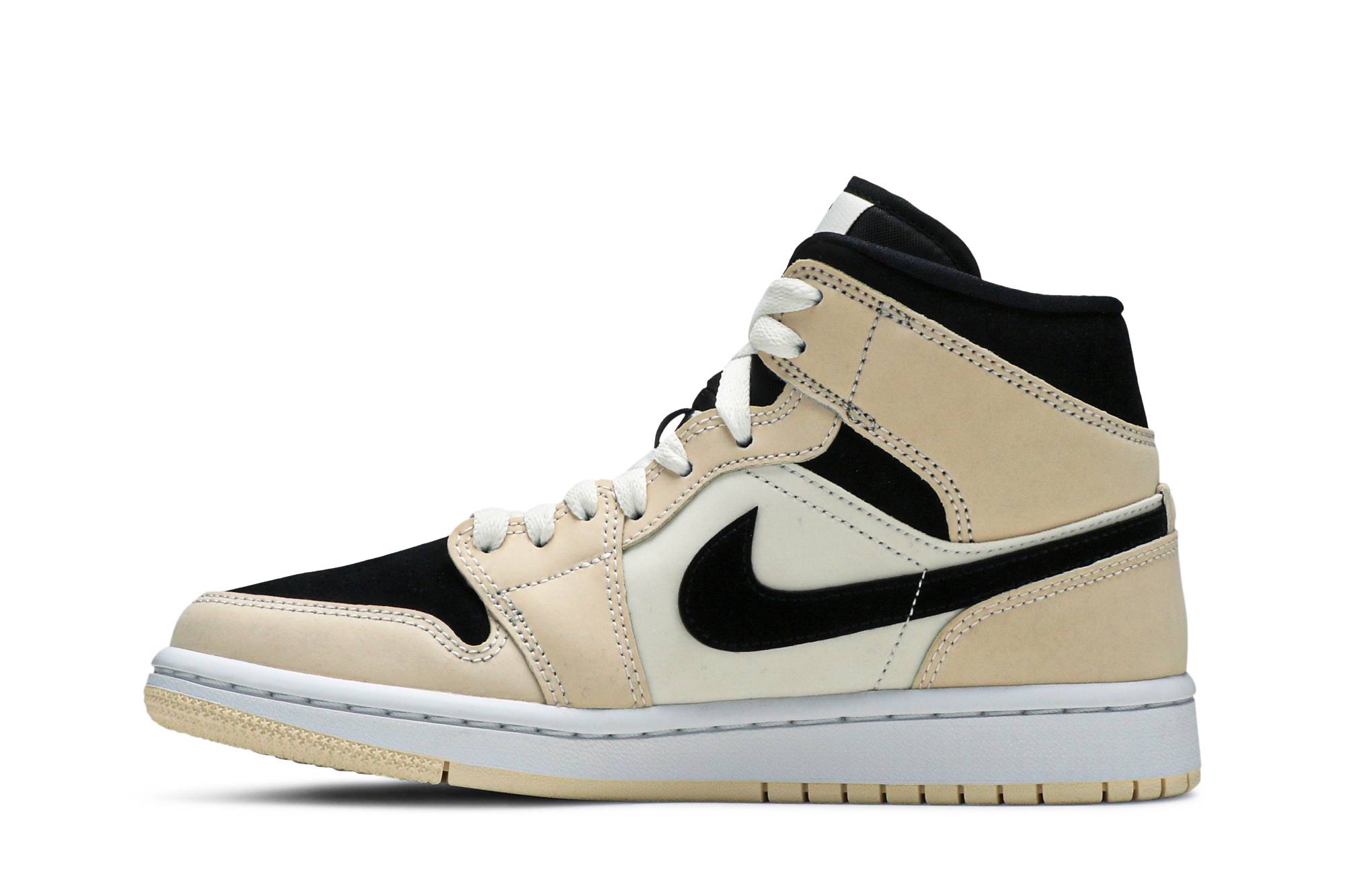 (Women) Air Jordan 1 Mid Barely Orange BQ6472-800 Nicesnk