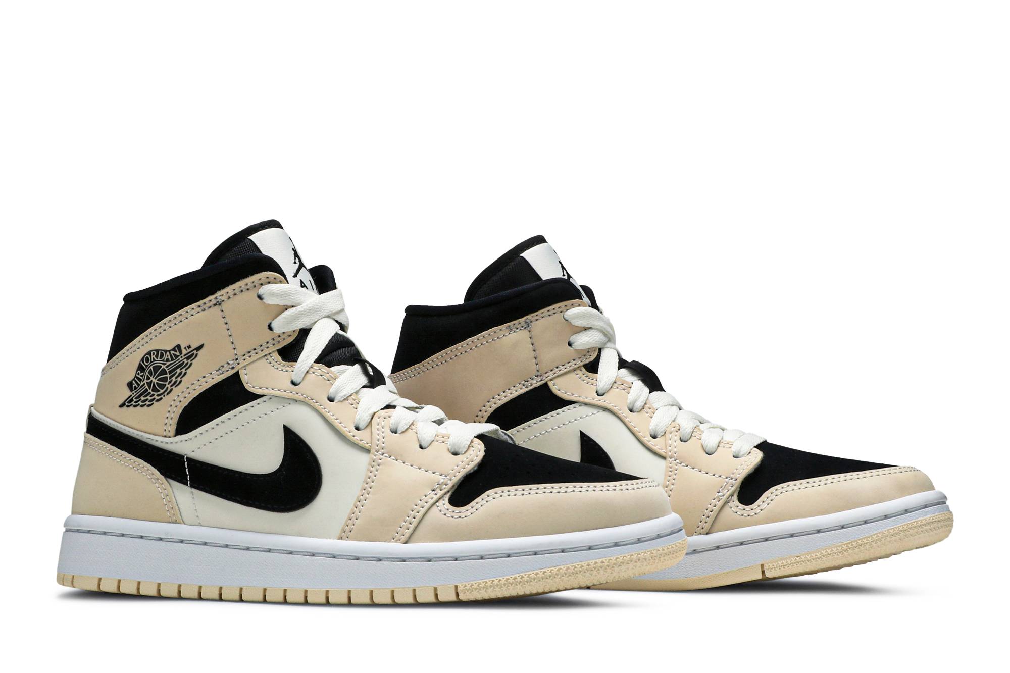 (Women) Air Jordan 1 Mid Barely Orange BQ6472-800 Nicesnk