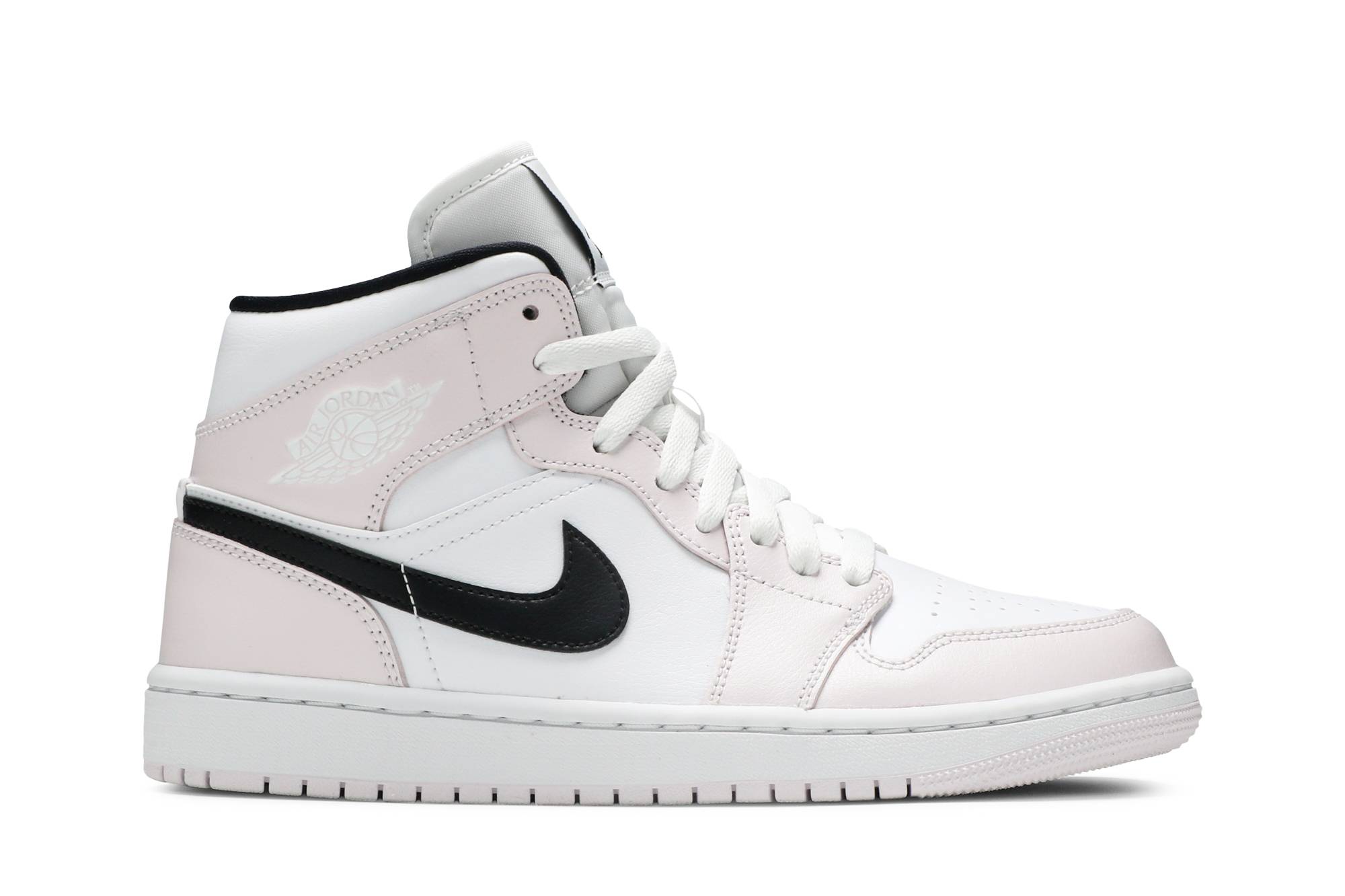 (Women) Air Jordan 1 Mid Barely Rose BQ6472-500 Nicesnk