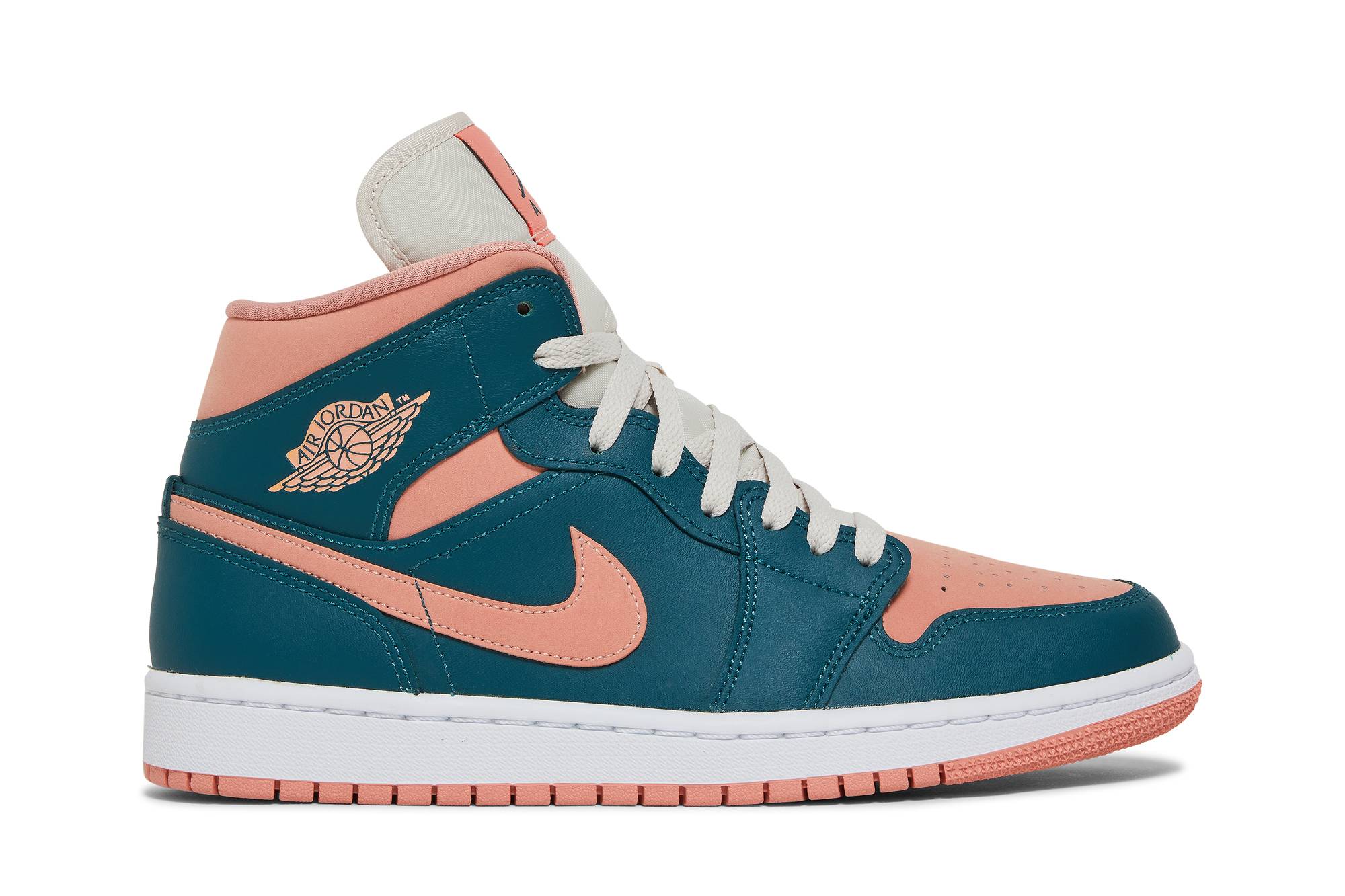 (Women) Air Jordan 1 Mid Dark Teal Green BQ6472-308 Nicesnk