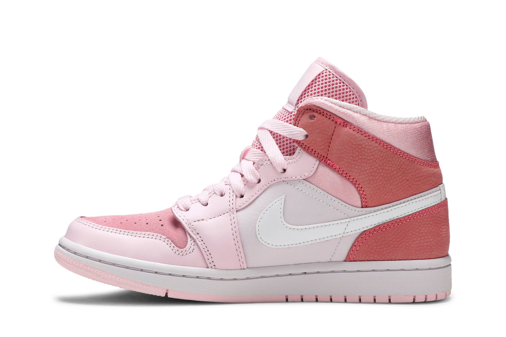 (Women) Air Jordan 1 Mid Digital Pink CW5379-600 Nicesnk