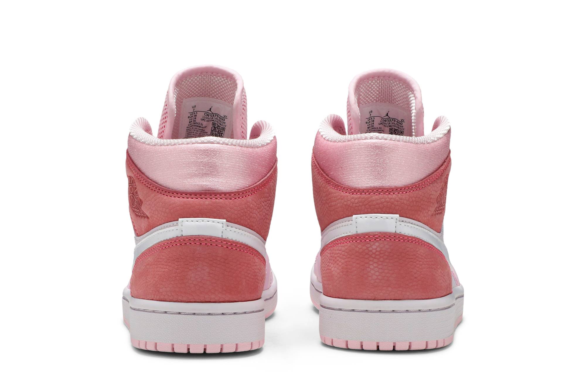 (Women) Air Jordan 1 Mid Digital Pink CW5379-600 Nicesnk