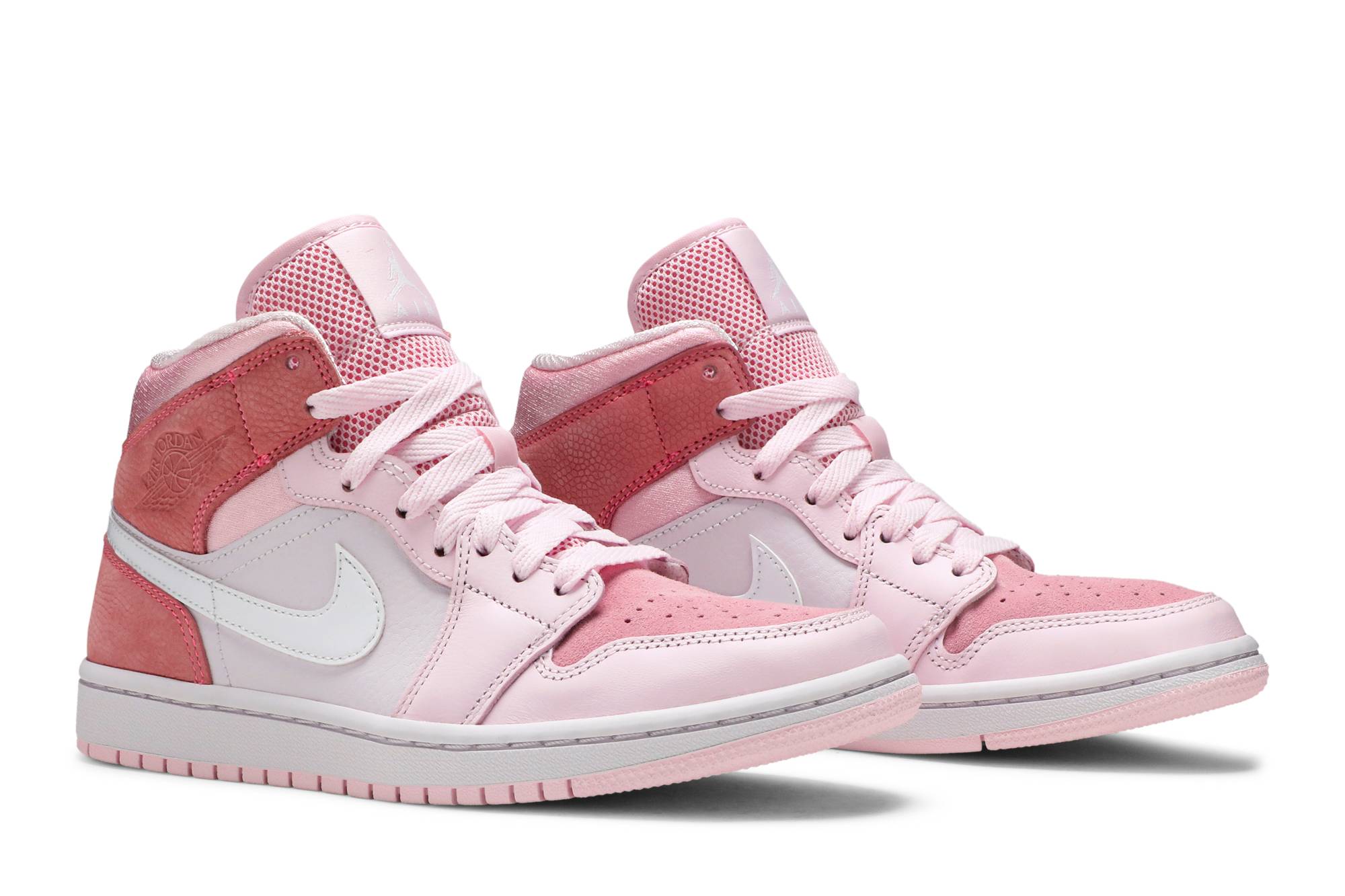 (Women) Air Jordan 1 Mid Digital Pink CW5379-600 Nicesnk