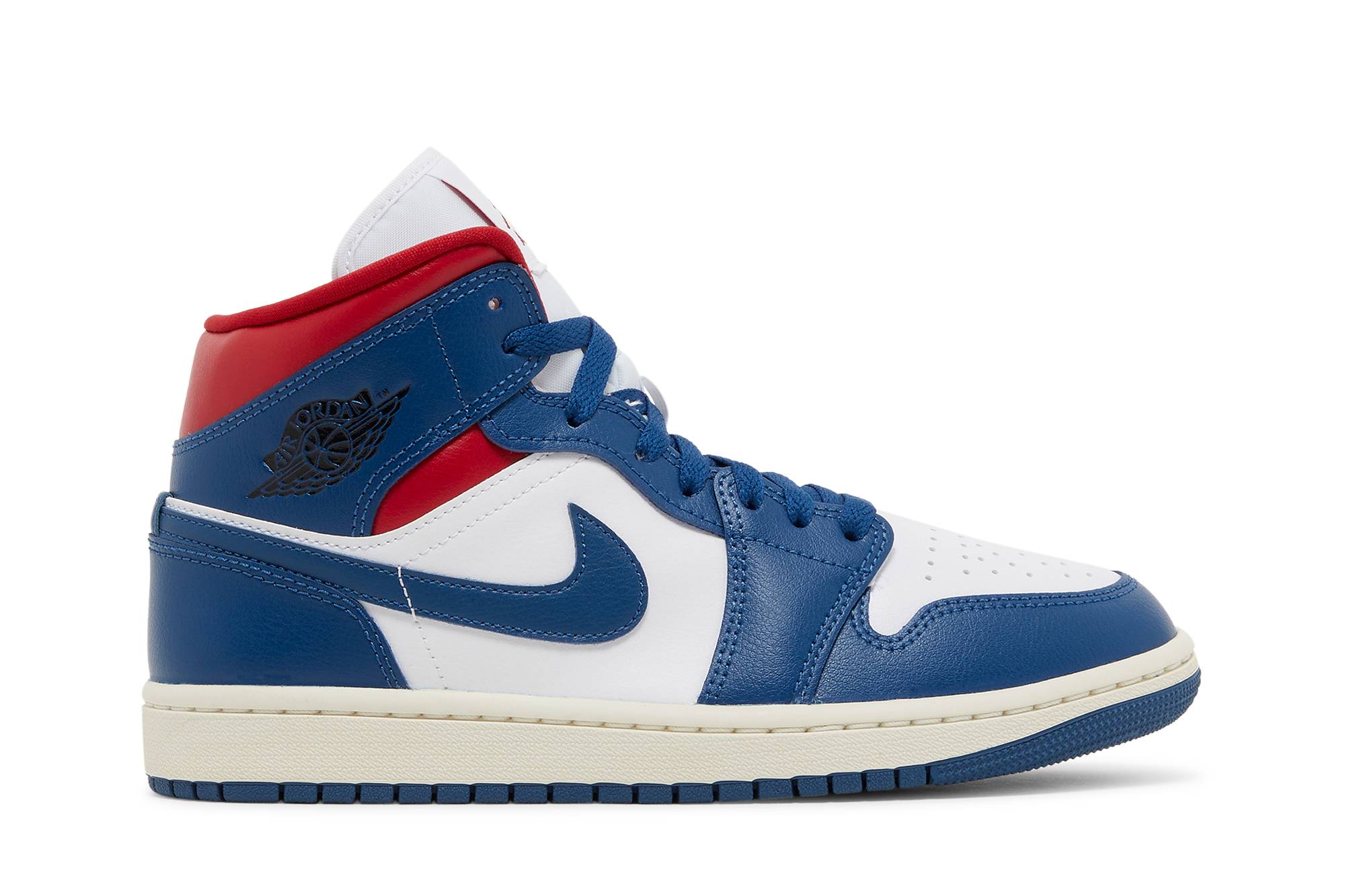 (Women) Air Jordan 1 Mid French Blue BQ6472-146 Nicesnk