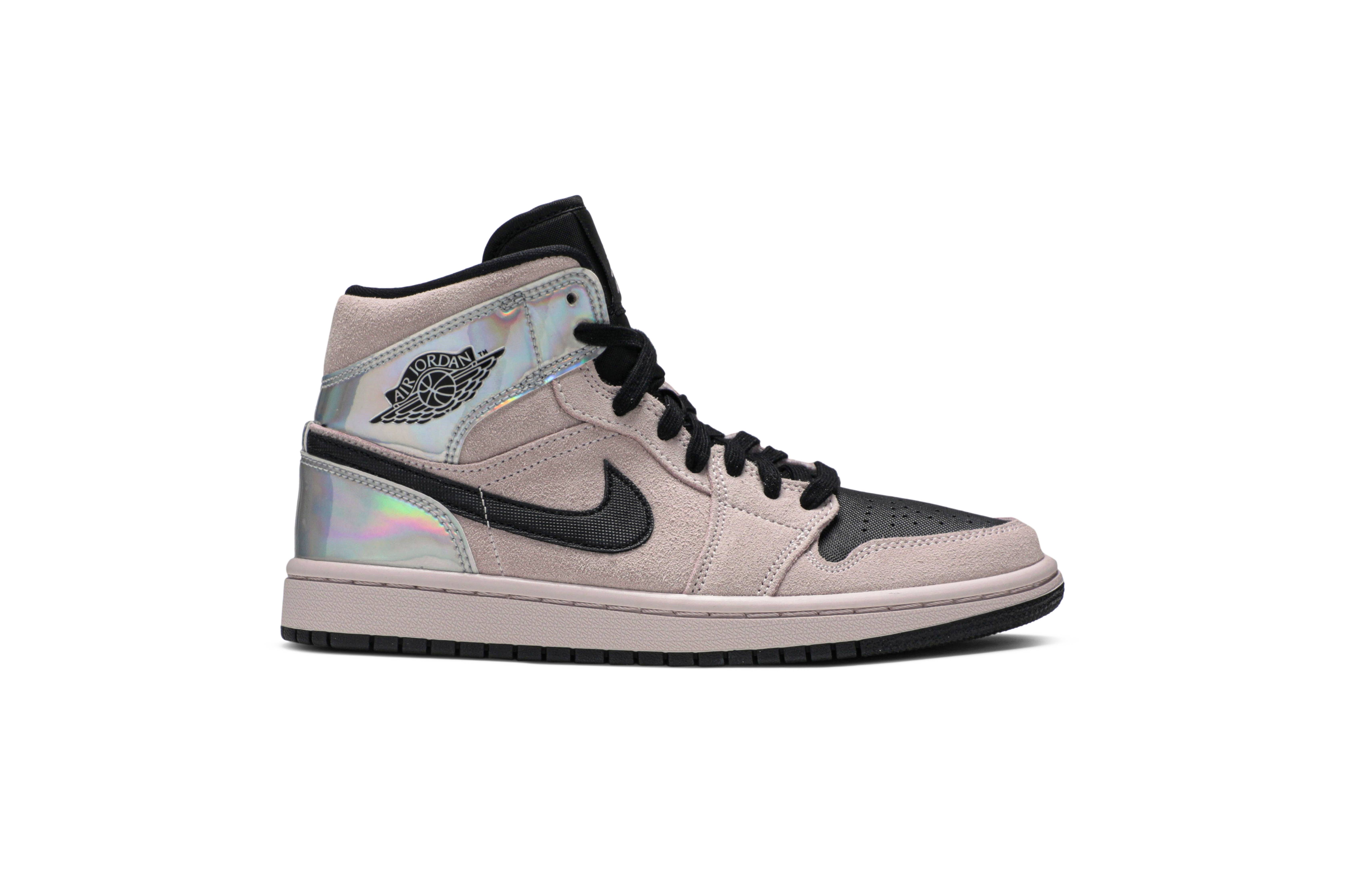 (Women) Air Jordan 1 Mid Iridescent BQ6472-602 Nicesnk