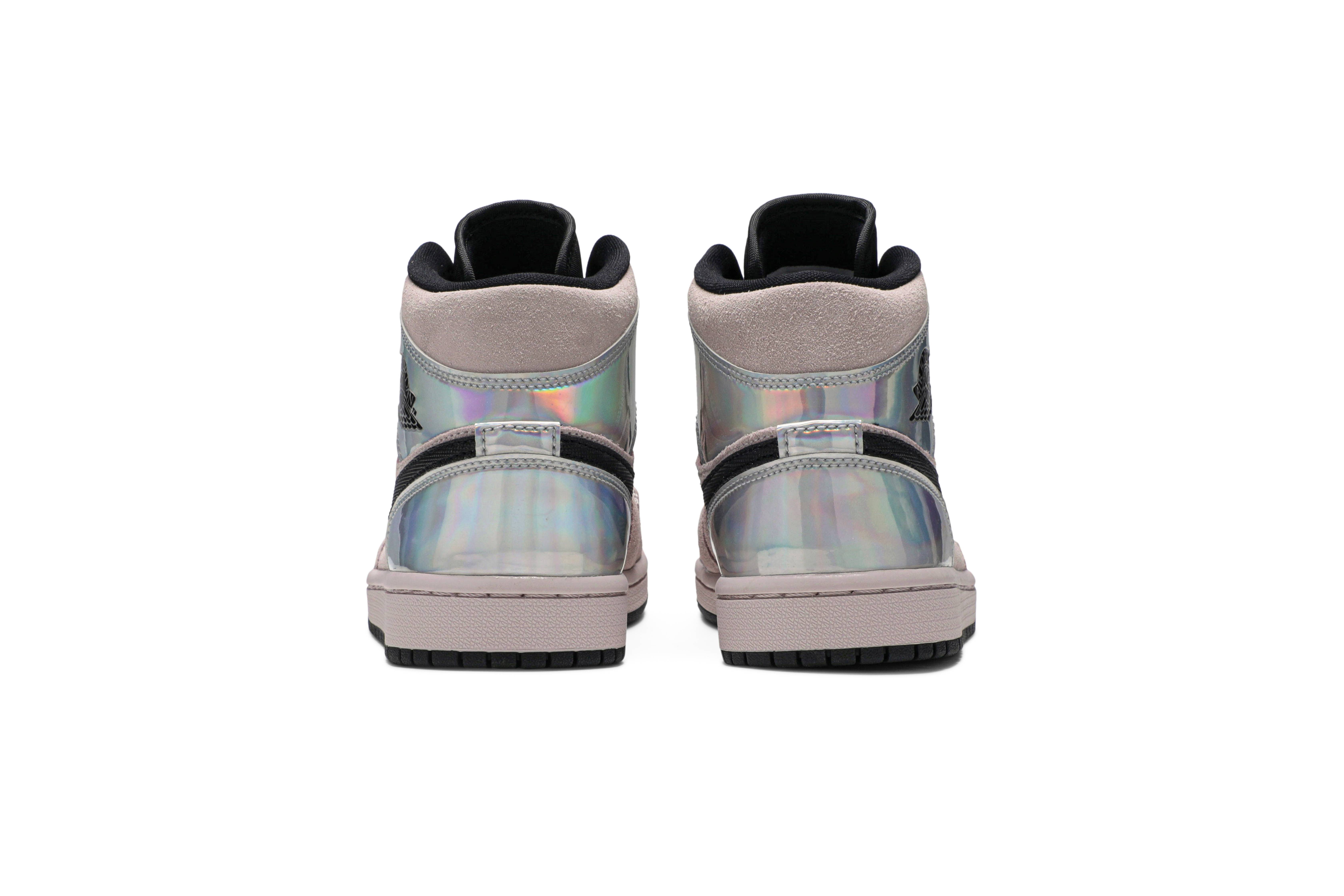 (Women) Air Jordan 1 Mid Iridescent BQ6472-602 Nicesnk