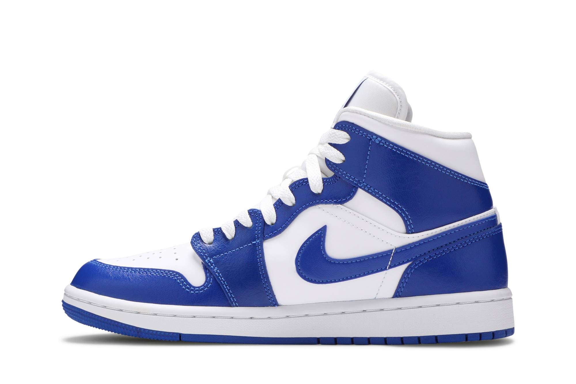 (Women) Air Jordan 1 Mid ‘Kentucky Blue’ BQ6472-104