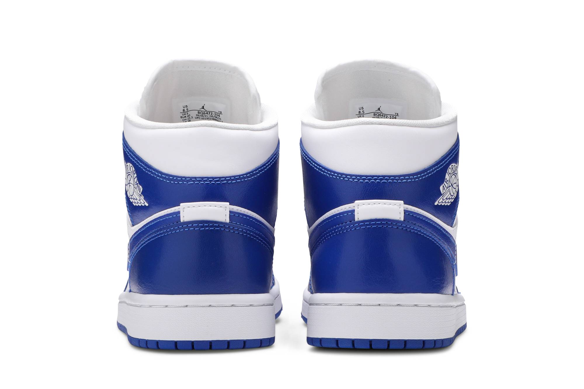 (Women) Air Jordan 1 Mid ‘Kentucky Blue’ BQ6472-104