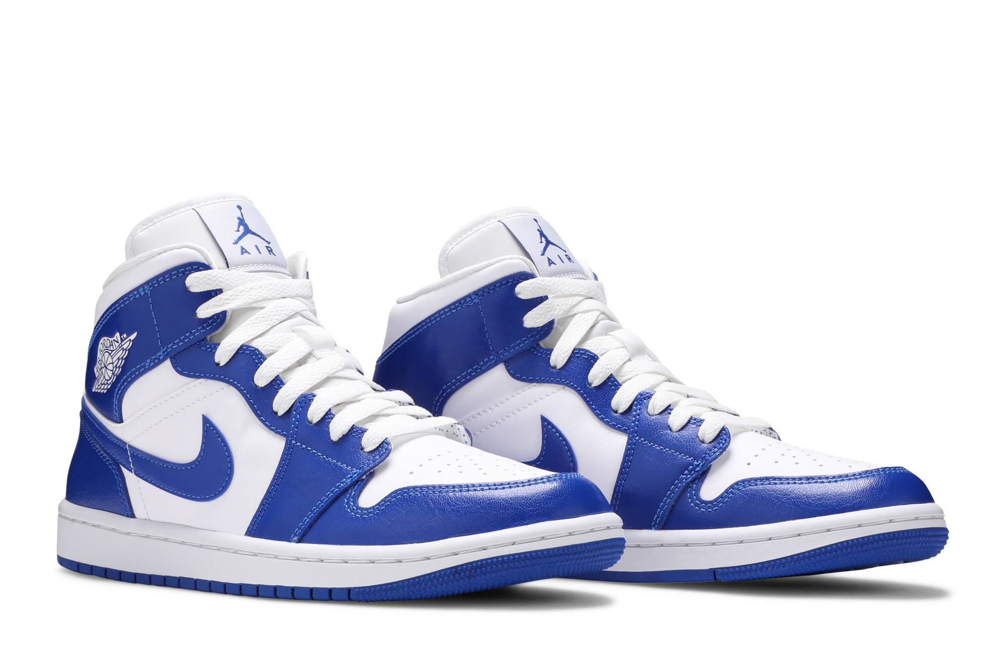 (Women) Air Jordan 1 Mid ‘Kentucky Blue’ BQ6472-104
